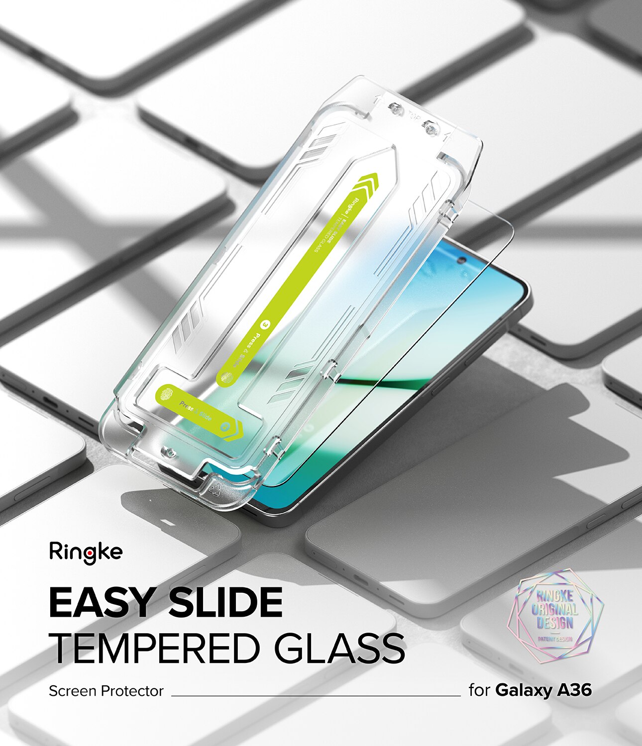 Samsung Galaxy A36 Easy Slide Glass (2-pack)