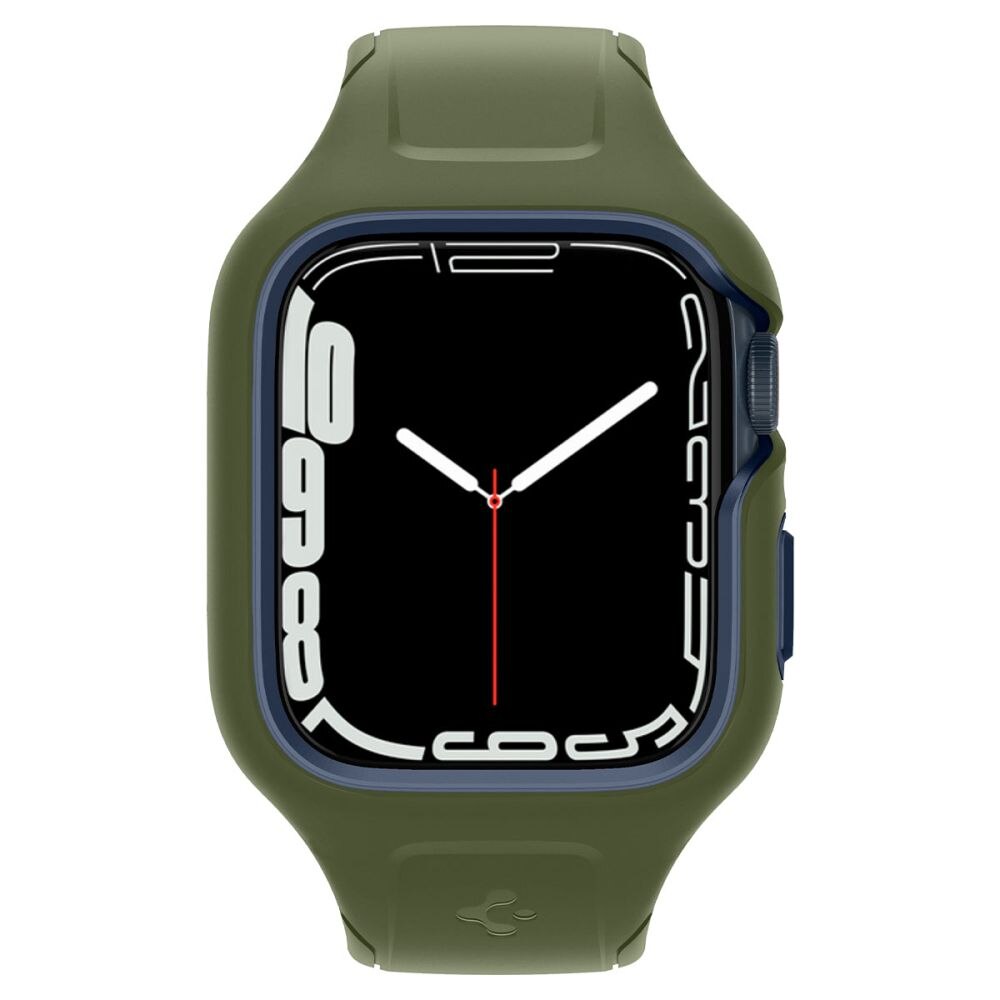 Apple Watch 45mm Series 7 Liquid Air Pro Case Moss Green