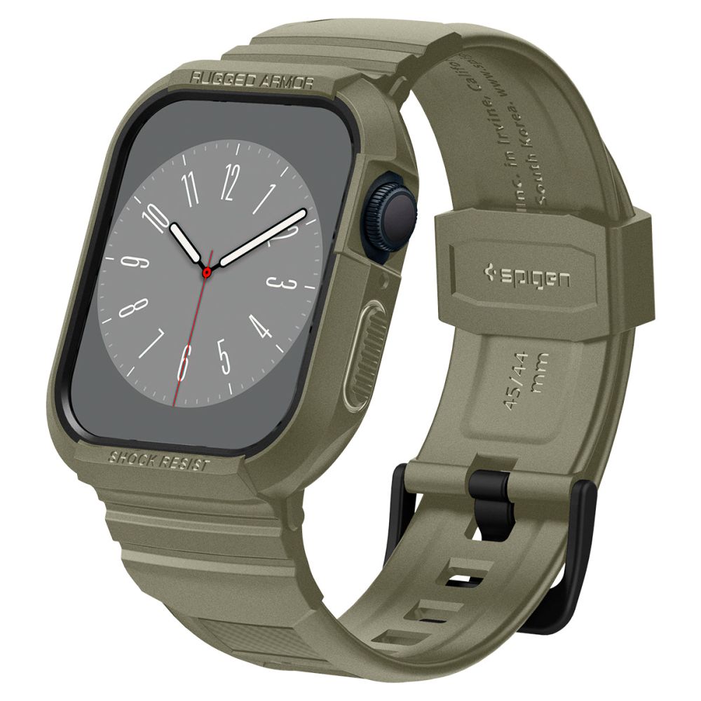 Apple Watch 45mm Series 7 Case Rugged Armor Pro Vintage Khaki