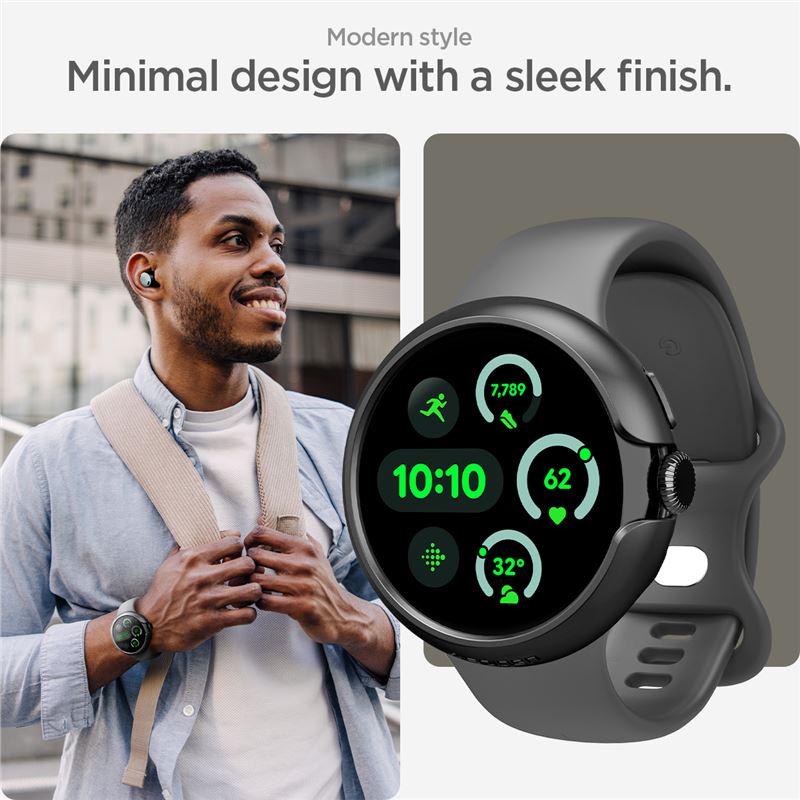 Google Pixel Watch Case Thin Fit Black