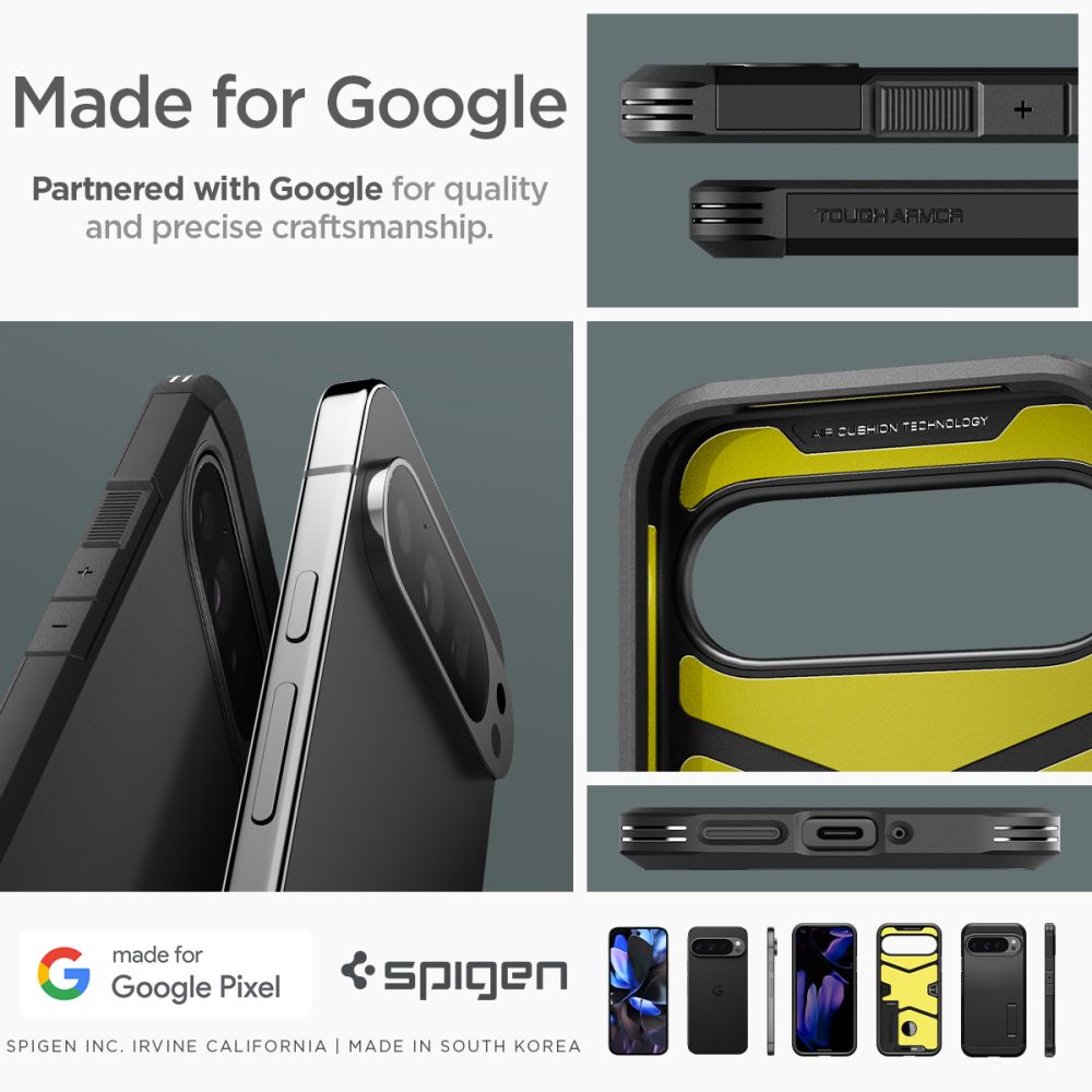 Google Pixel 9 Pro XL Case Tough Armor Black