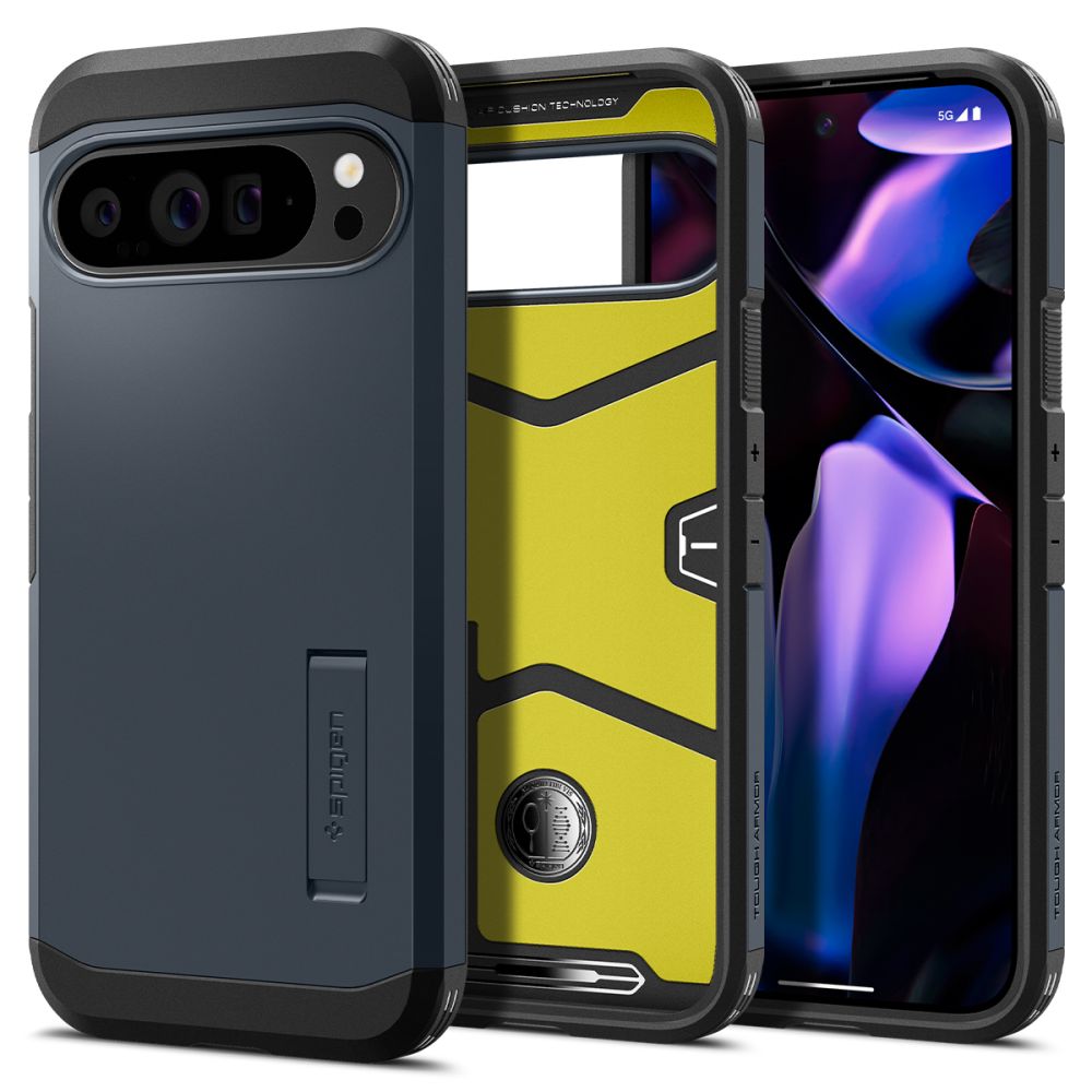 Google Pixel 9 Case Tough Armor Metal Slate