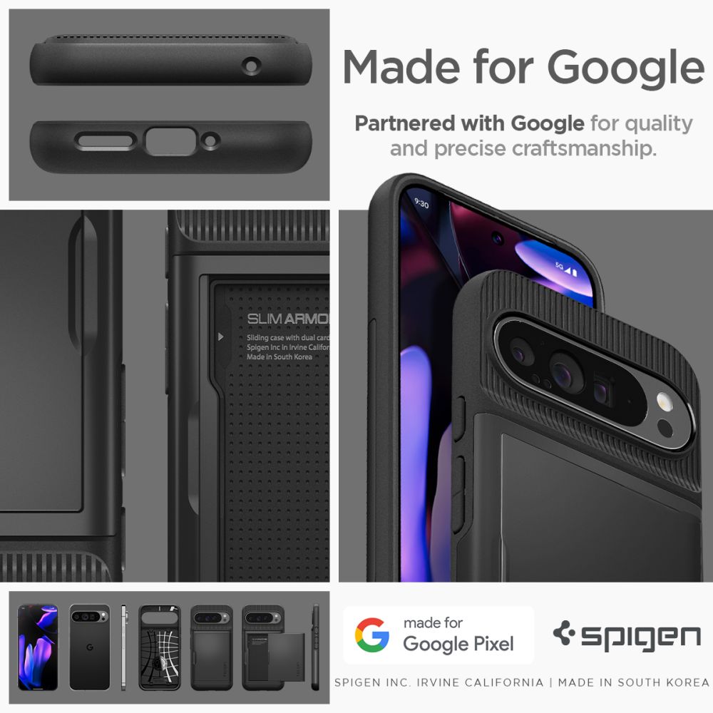 Google Pixel 9 Pro XL Case Slim Armor CS Black