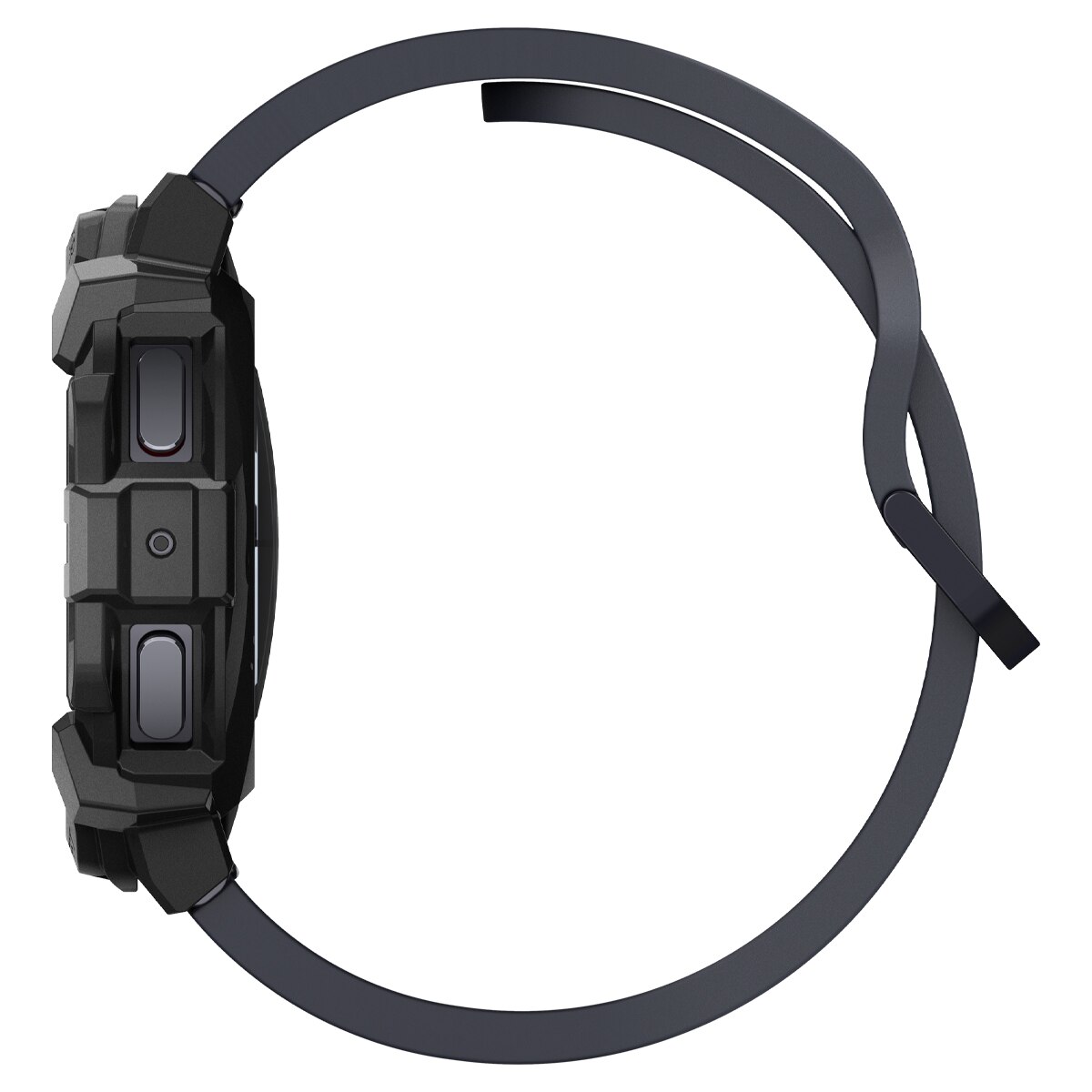 Samsung Galaxy Watch 7 44mm Case Rugged Armor Black