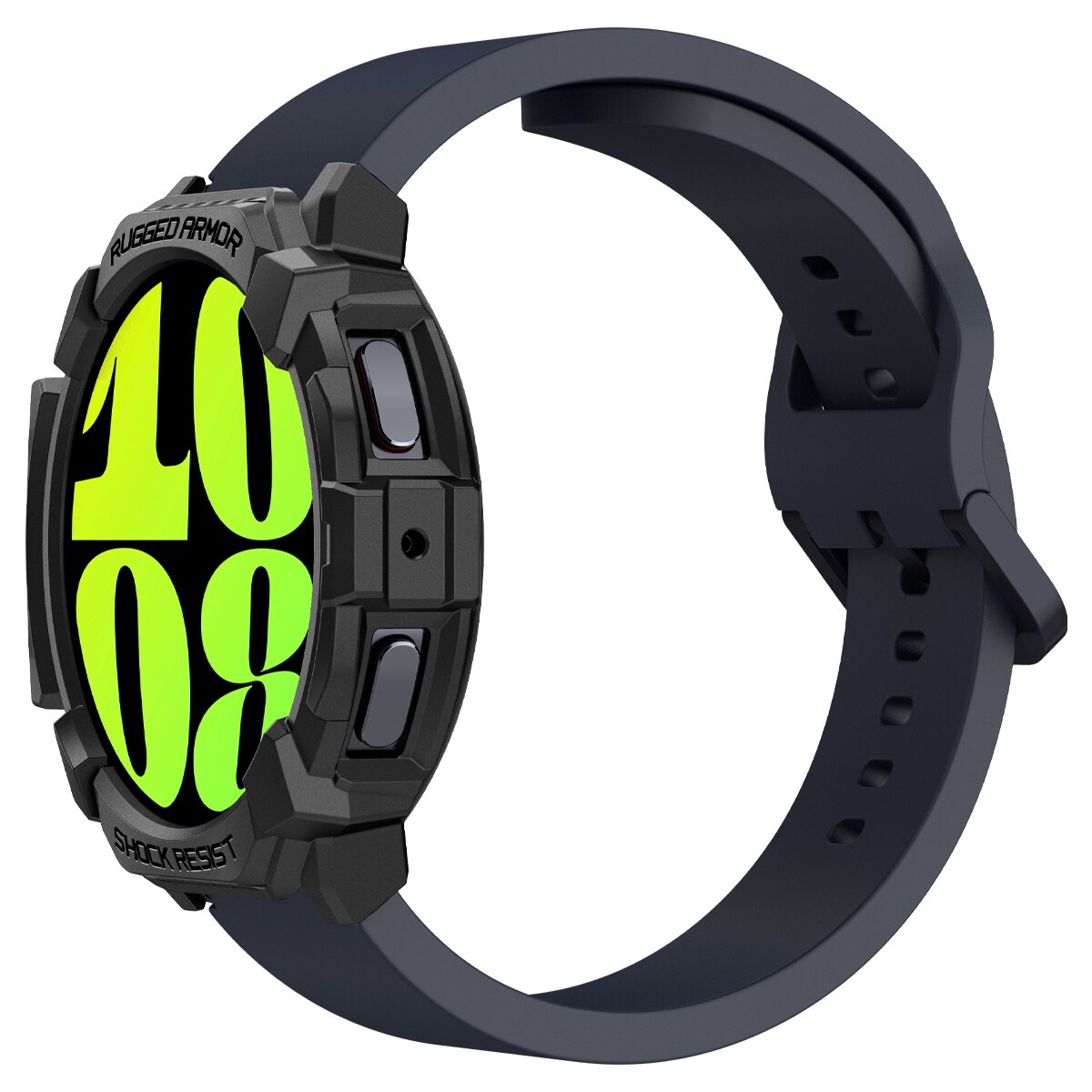 Samsung Galaxy Watch 7 44mm Case Rugged Armor Black