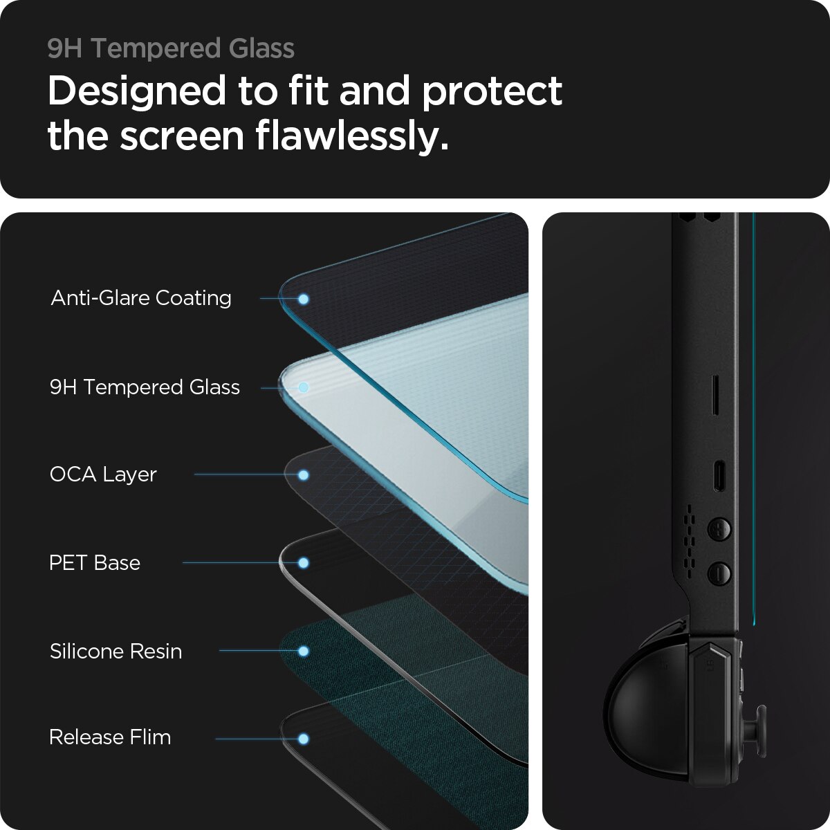 Lenovo Legion Go Screen Protector GLAS EZ Fit