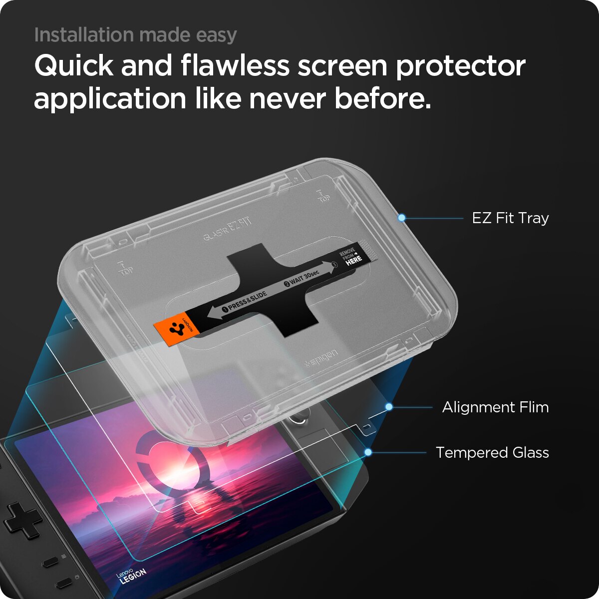 Lenovo Legion Go Screen Protector GLAS EZ Fit