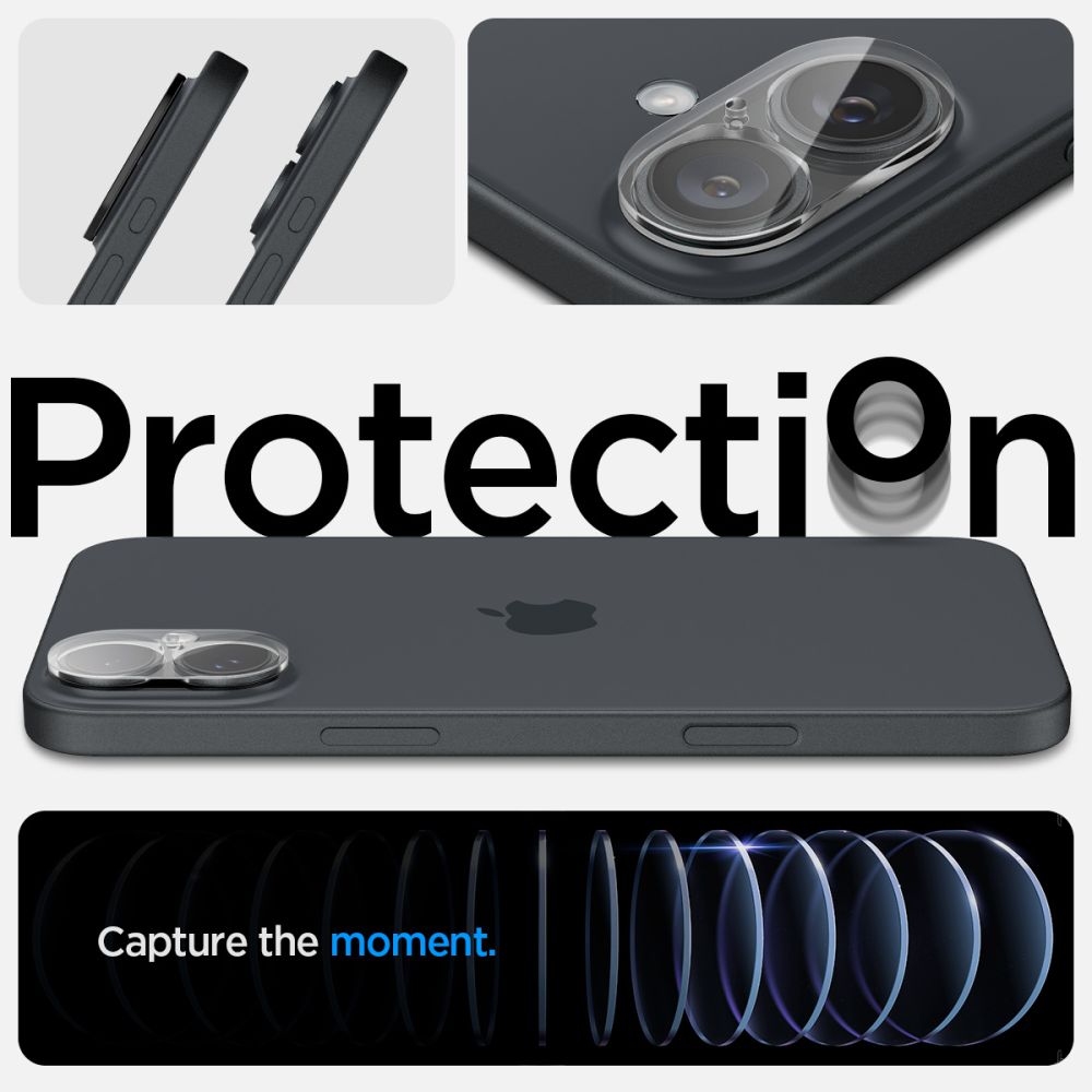 iPhone 16 Optik Lens Protector (2-pack) Clear