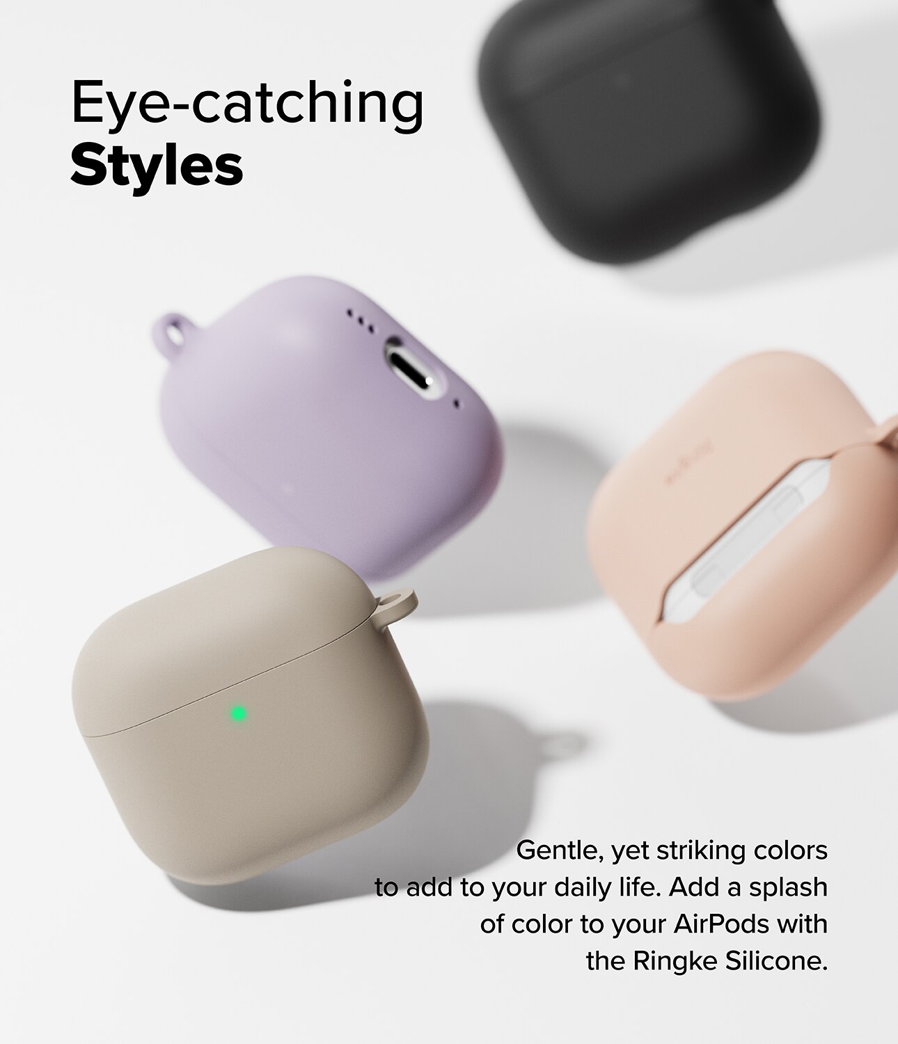 Apple AirPods 4 Silicone Case Light Purple