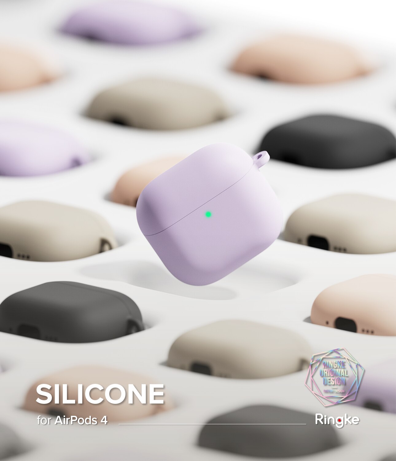 Apple AirPods 4 Silicone Case Pink Sand