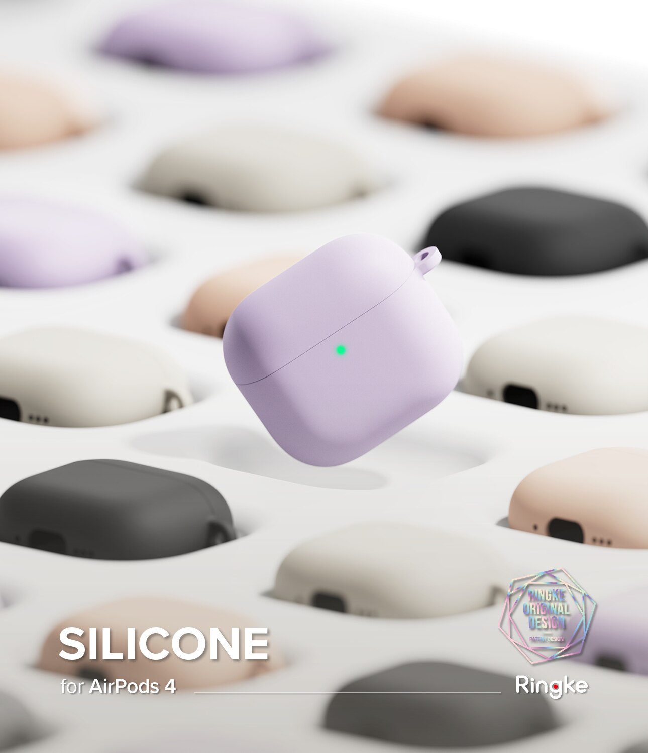 Apple AirPods 4 Silicone Case Stone