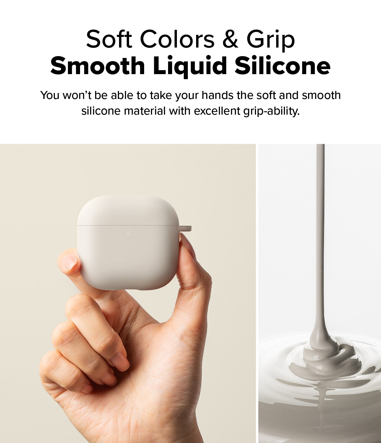 Apple AirPods 4 Silicone Case Stone