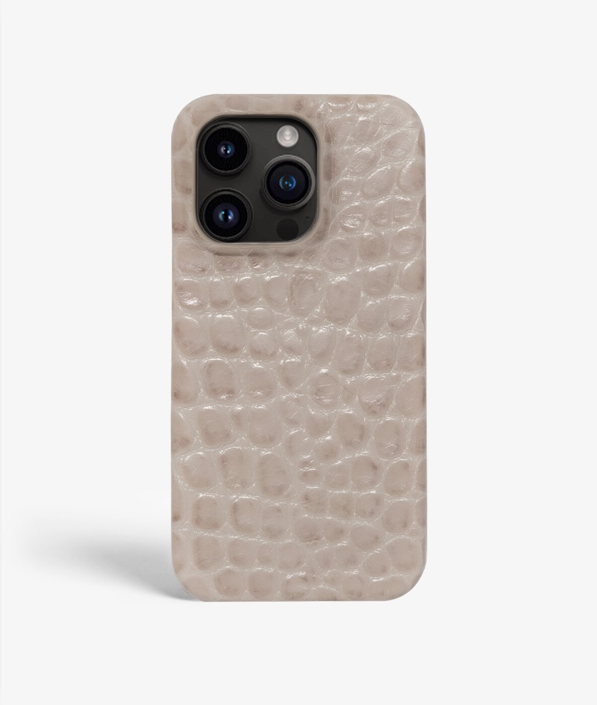 iPhone 13 Pro Max Case Small Croco Grey