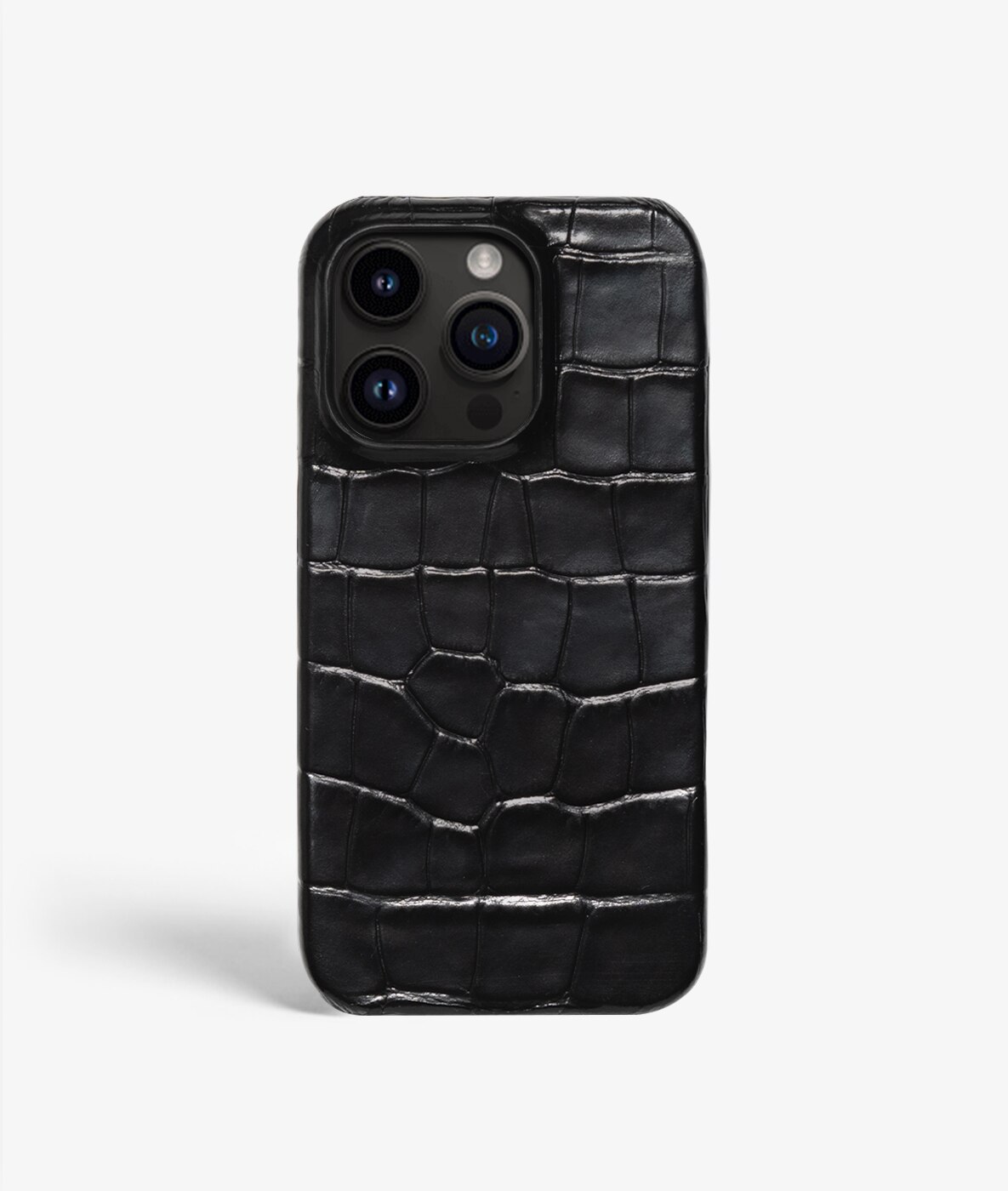 iPhone 13 Pro Case Croco Black