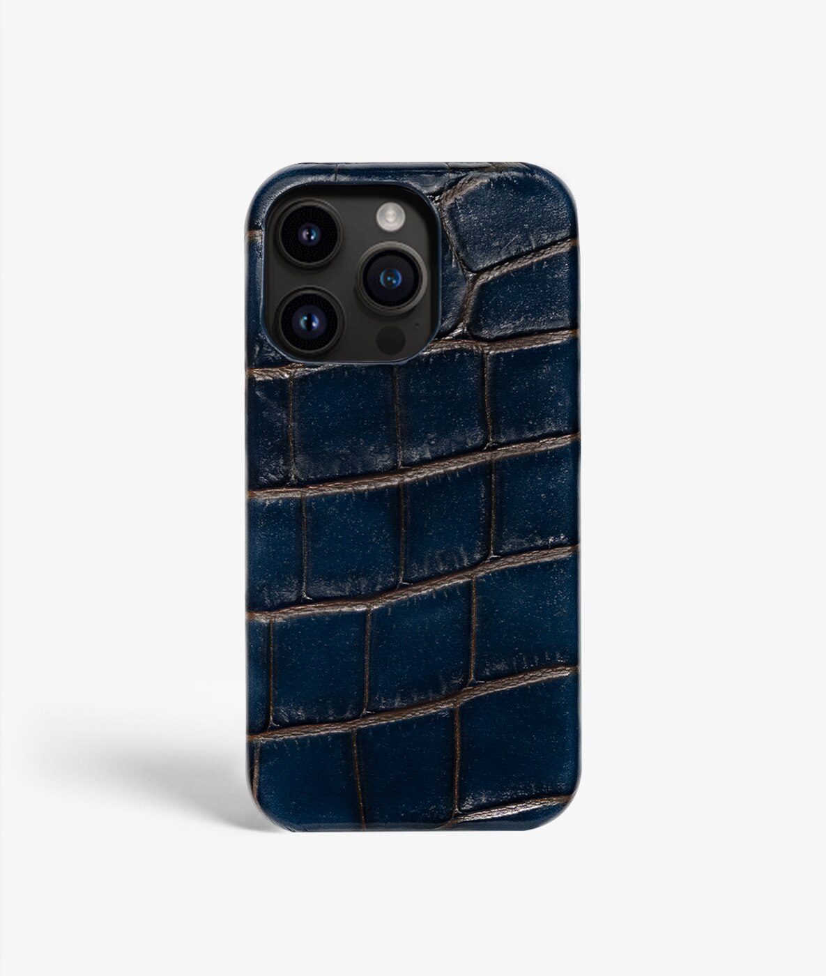 iPhone 13 Pro Case Croco Blue