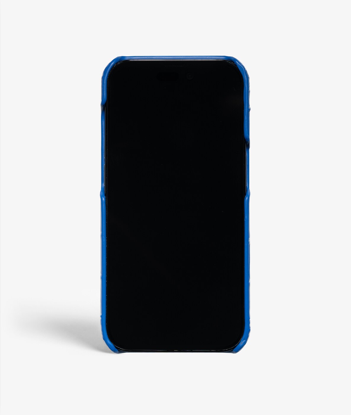 iPhone 14 Pro Max Case Croco Blue