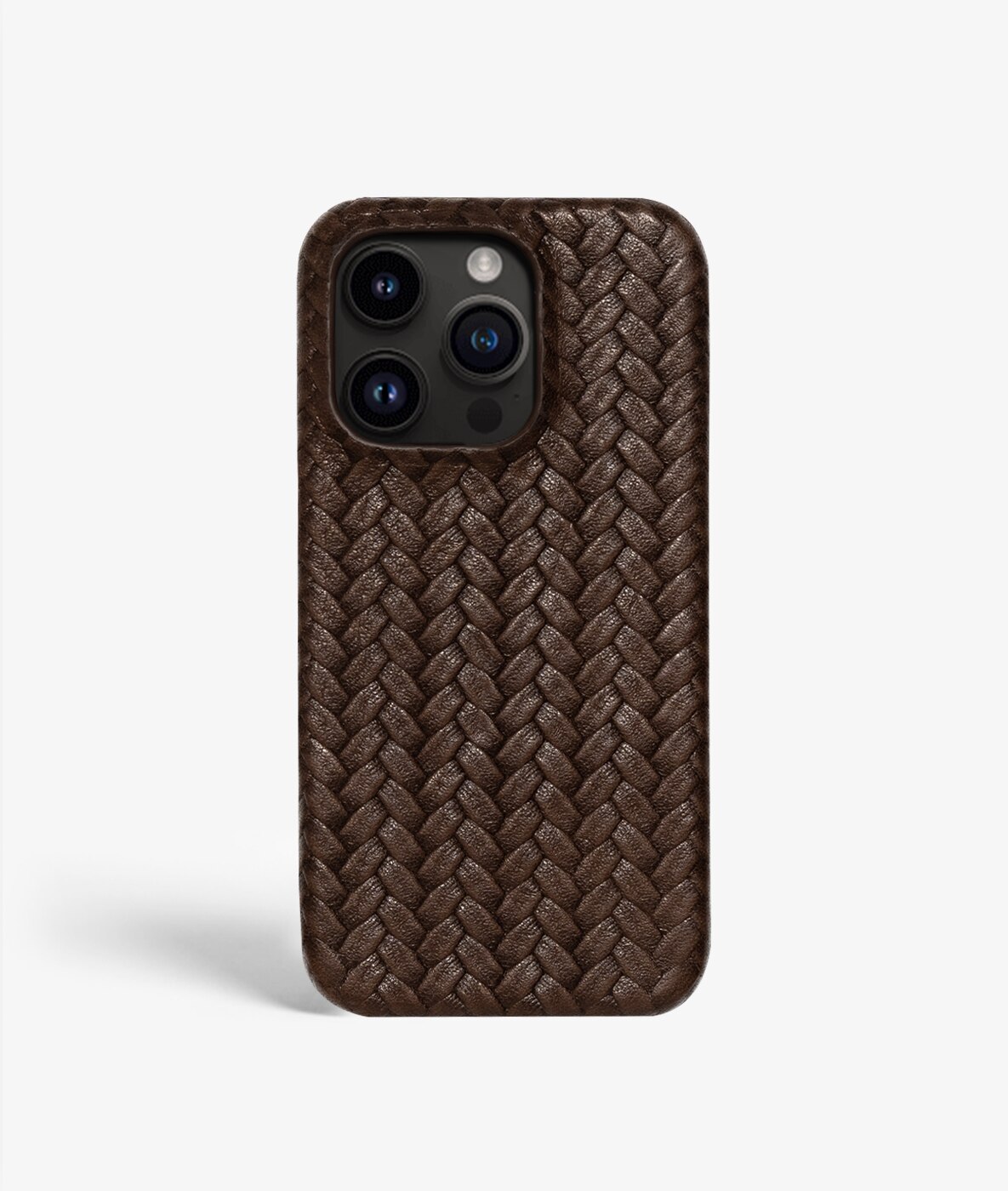 iPhone 14 Pro Case Treccia Brown