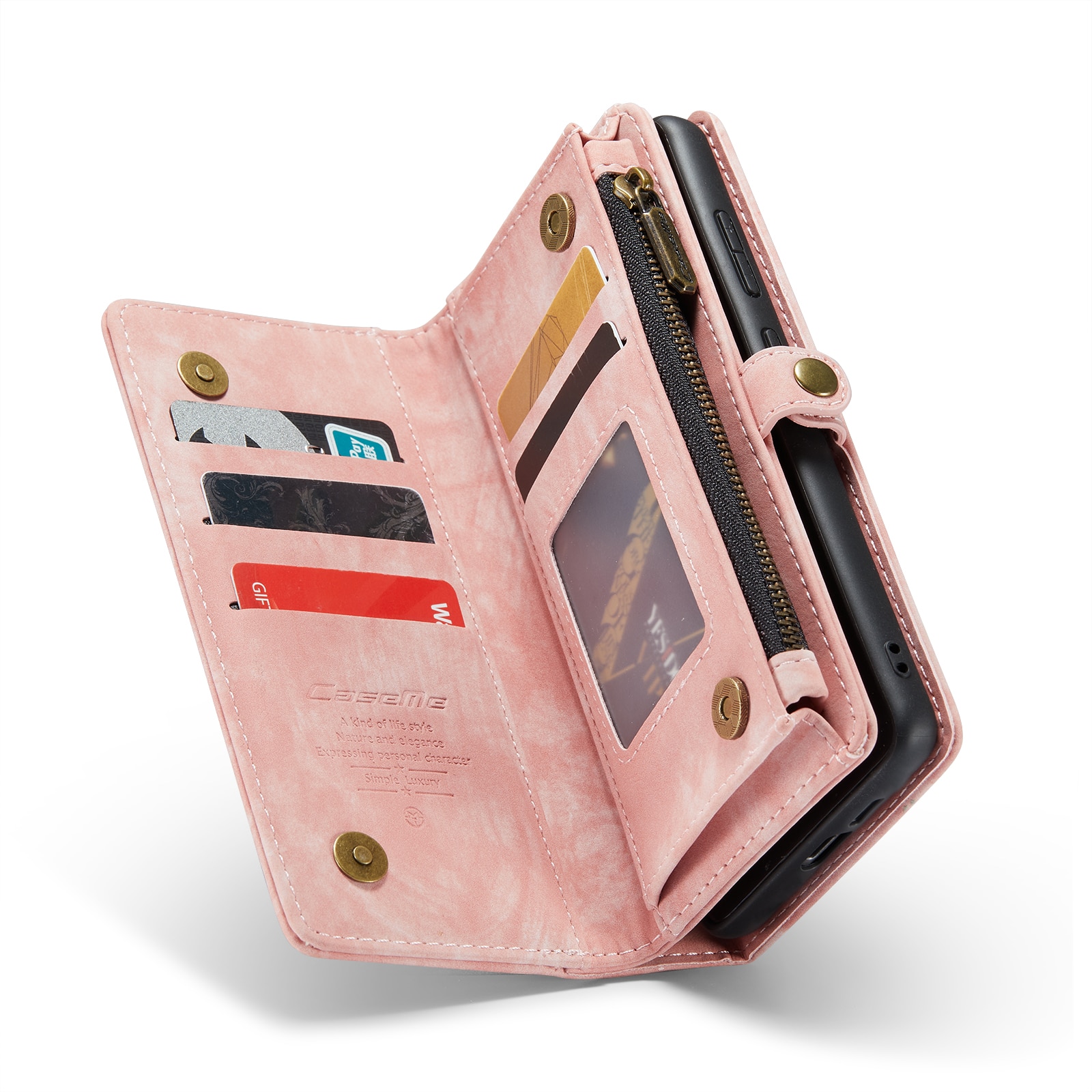 Samsung Galaxy S24 FE Multi-slot Wallet Case Pink