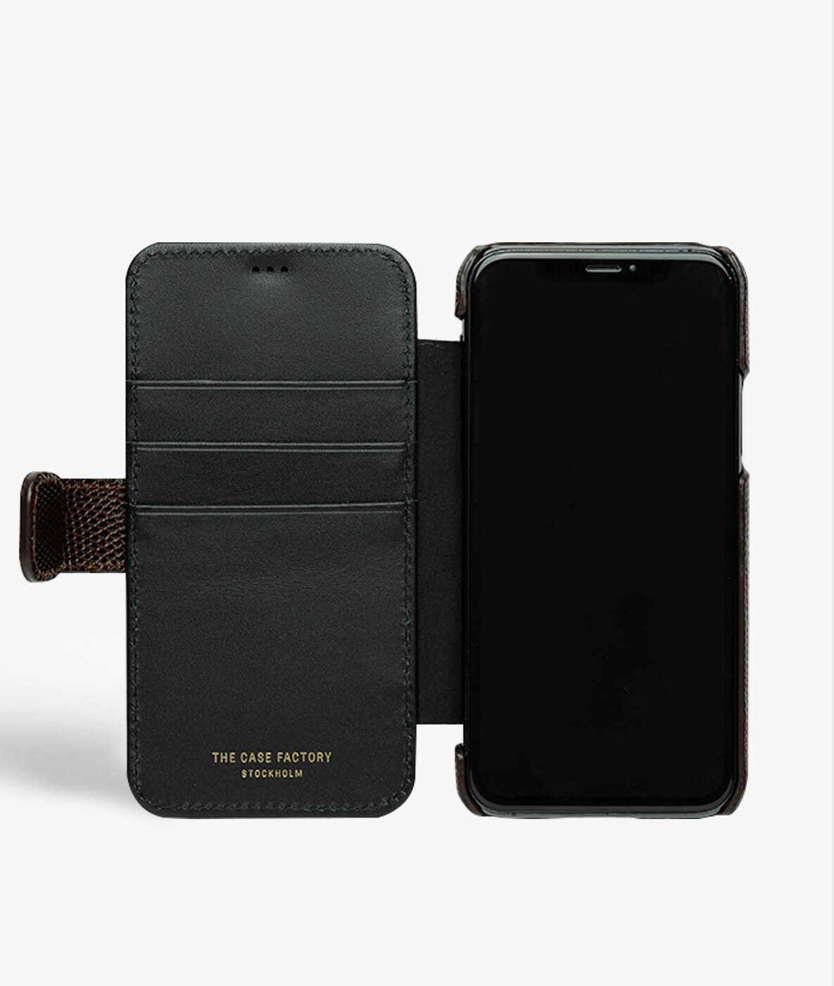 iPhone 11 Pro Card Case Lizard Brown