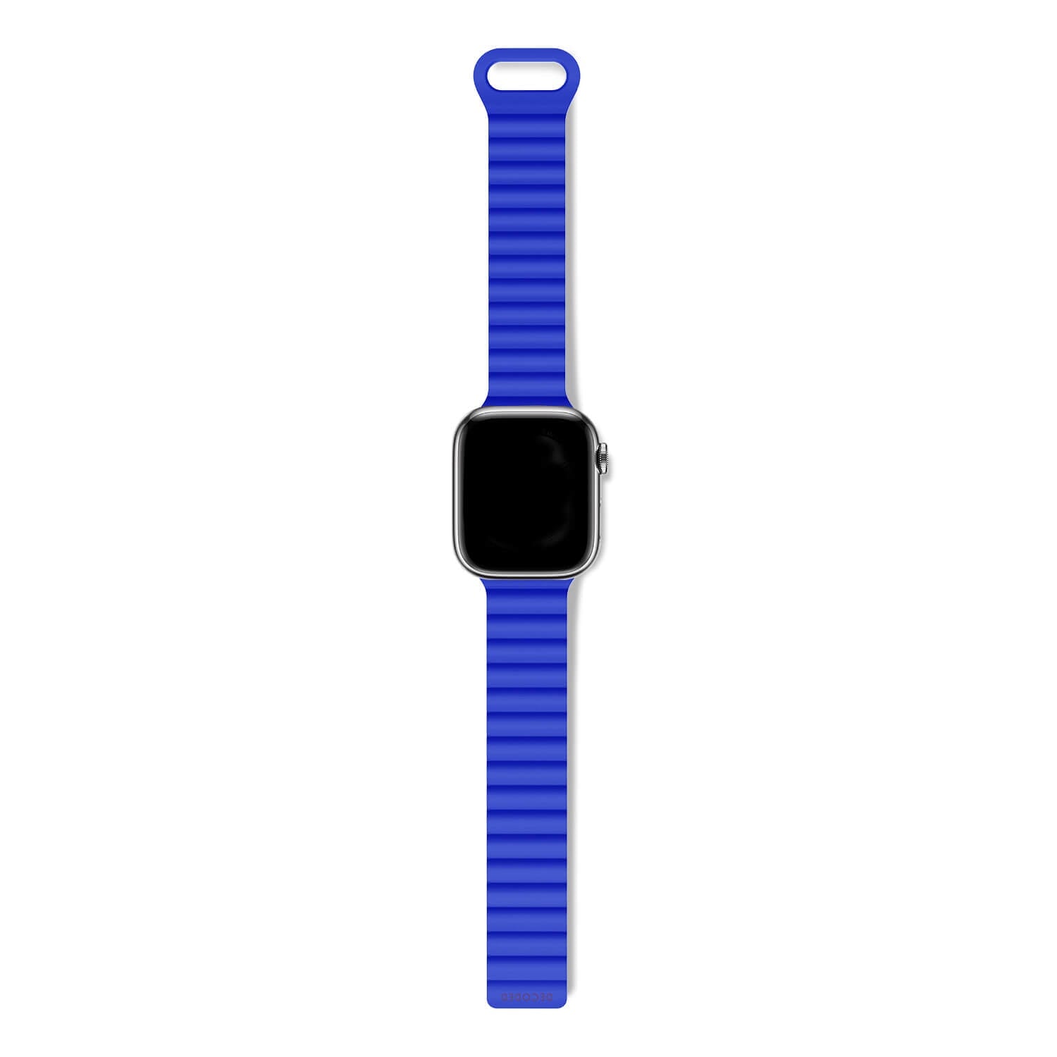 Decoded Silicone Strap Loop Watch 38/40/41mm Blue Apple Traction Galactic