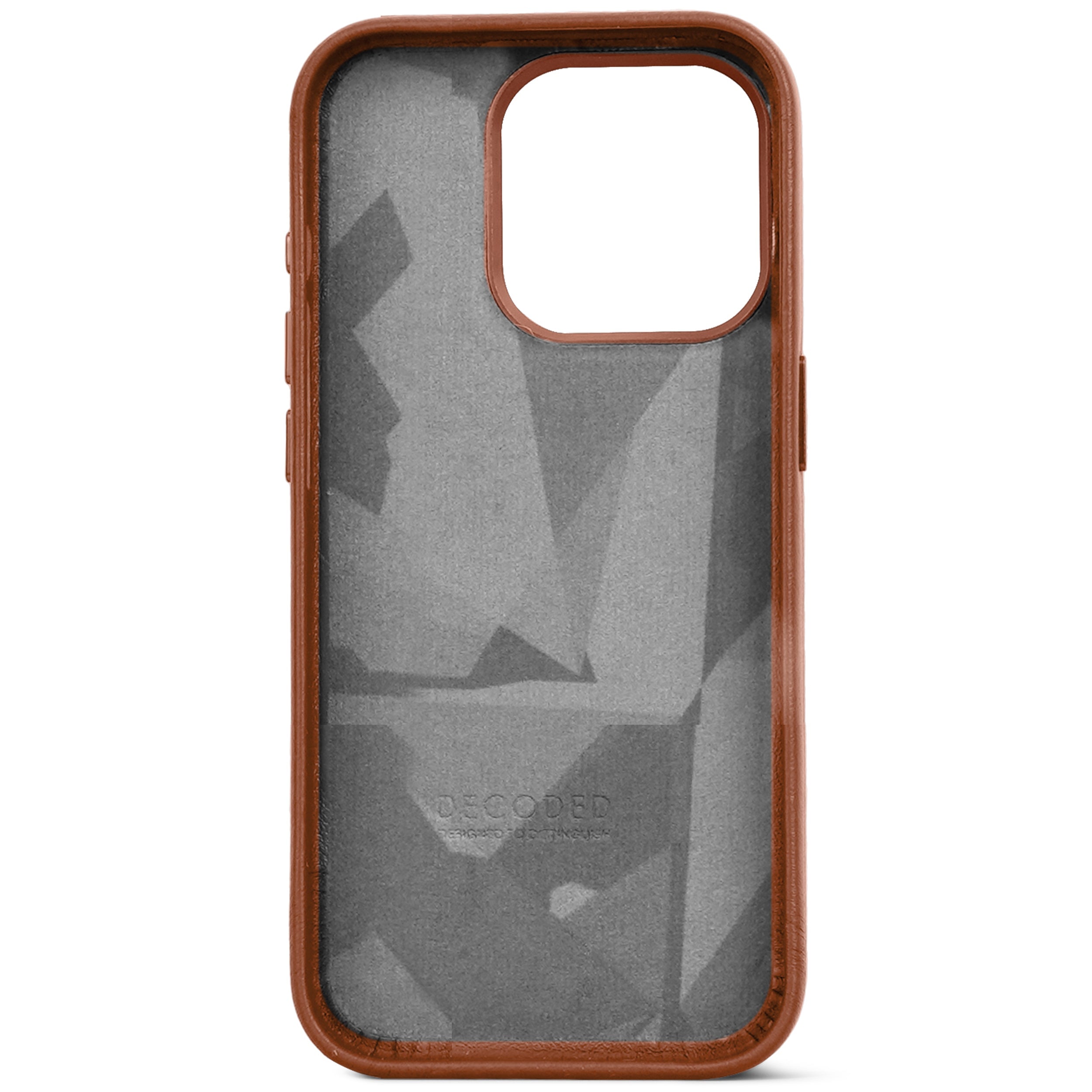 iPhone 15 Pro Leather Back Cover Tan