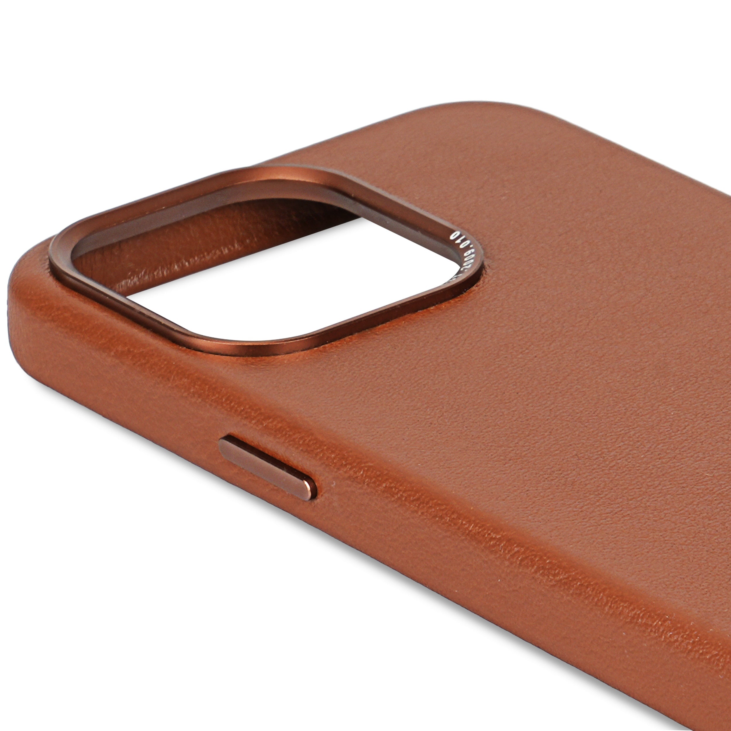 iPhone 15 Pro Leather Back Cover Tan