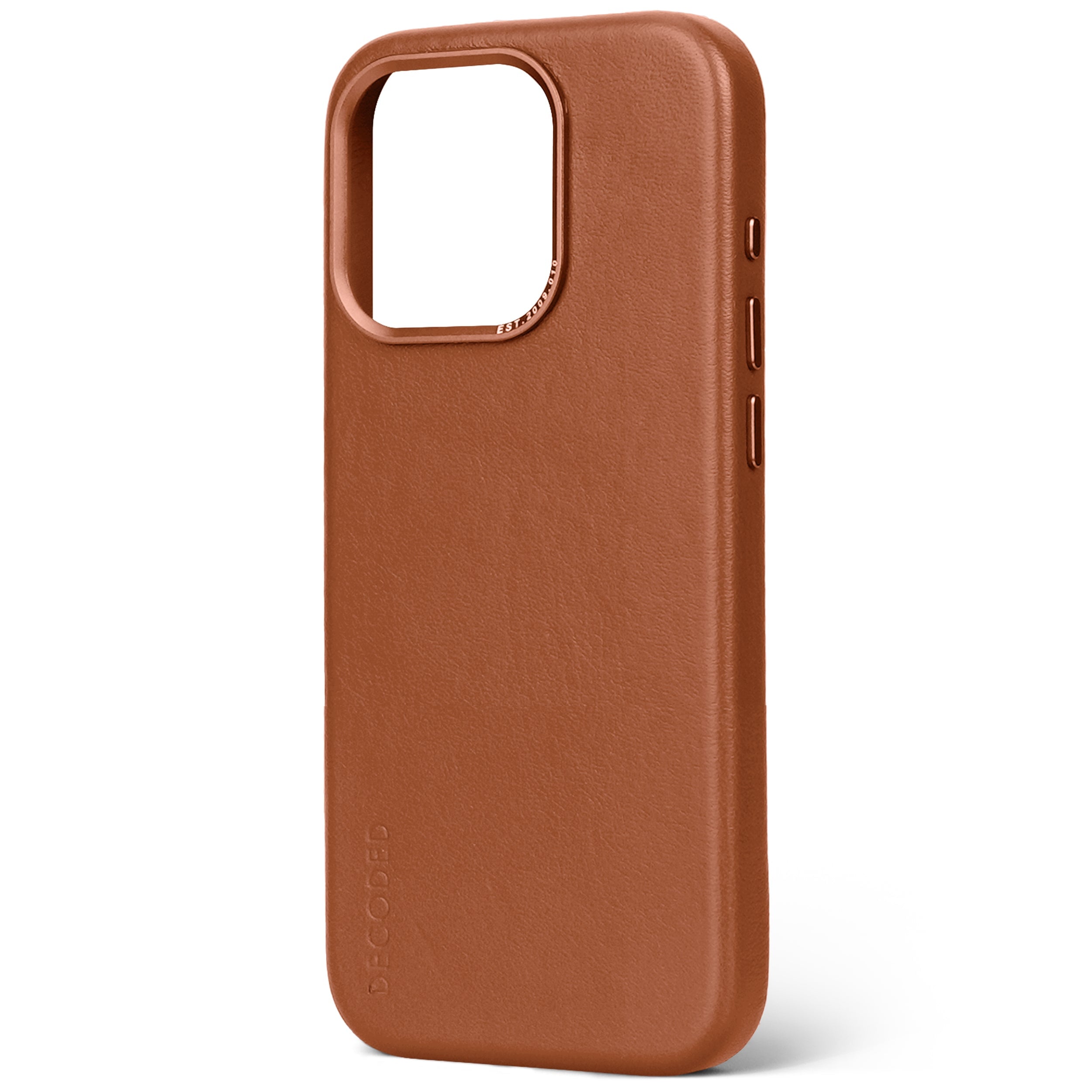 iPhone 15 Pro Leather Back Cover Tan