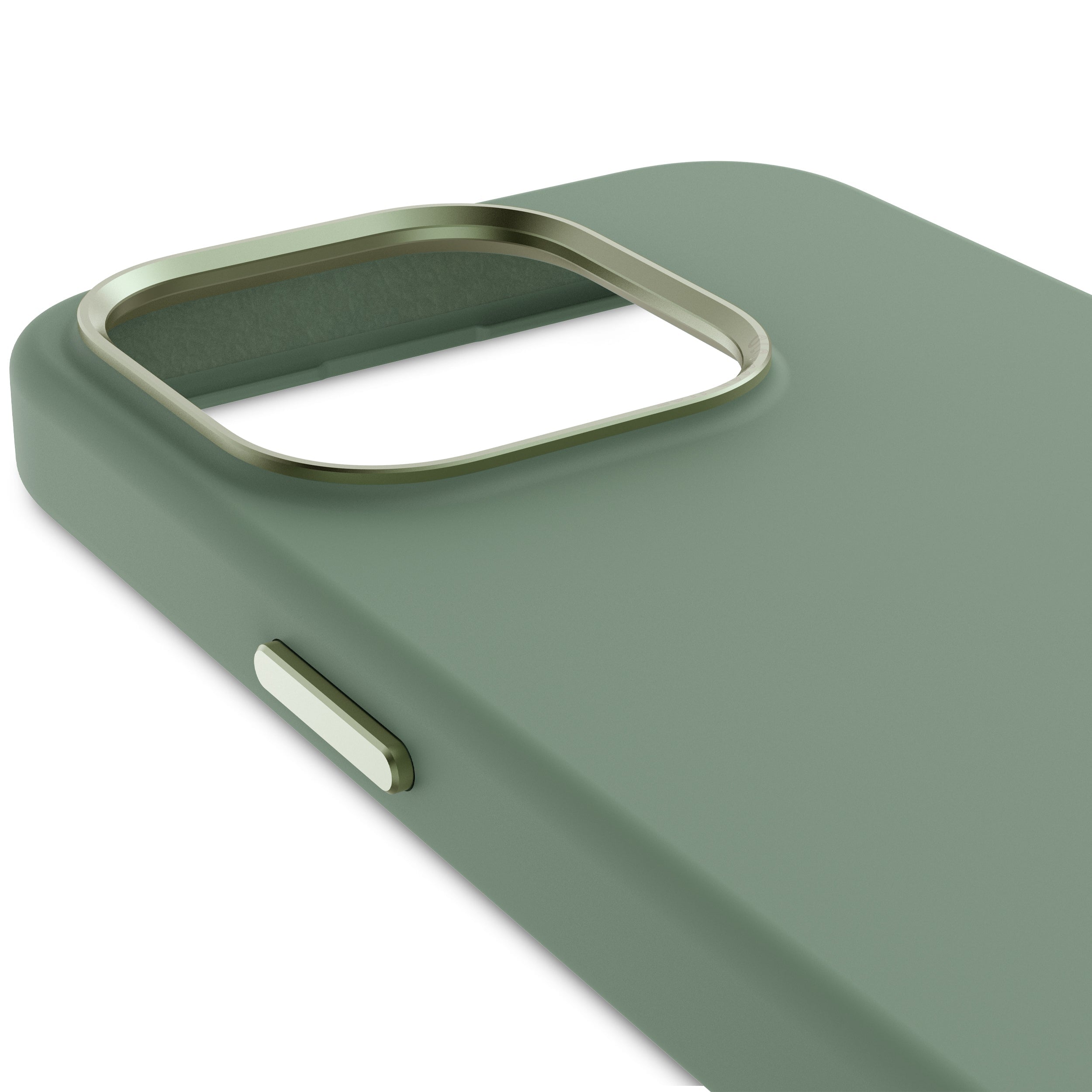 iPhone 15 Pro AntiMicrobial Silicone Back Cover Sage Leaf