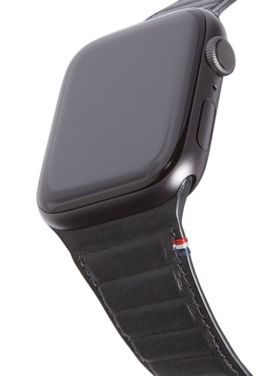 Black Apple Decoded Magnetic 38/40/41 Strap Leather Traction mm Watch