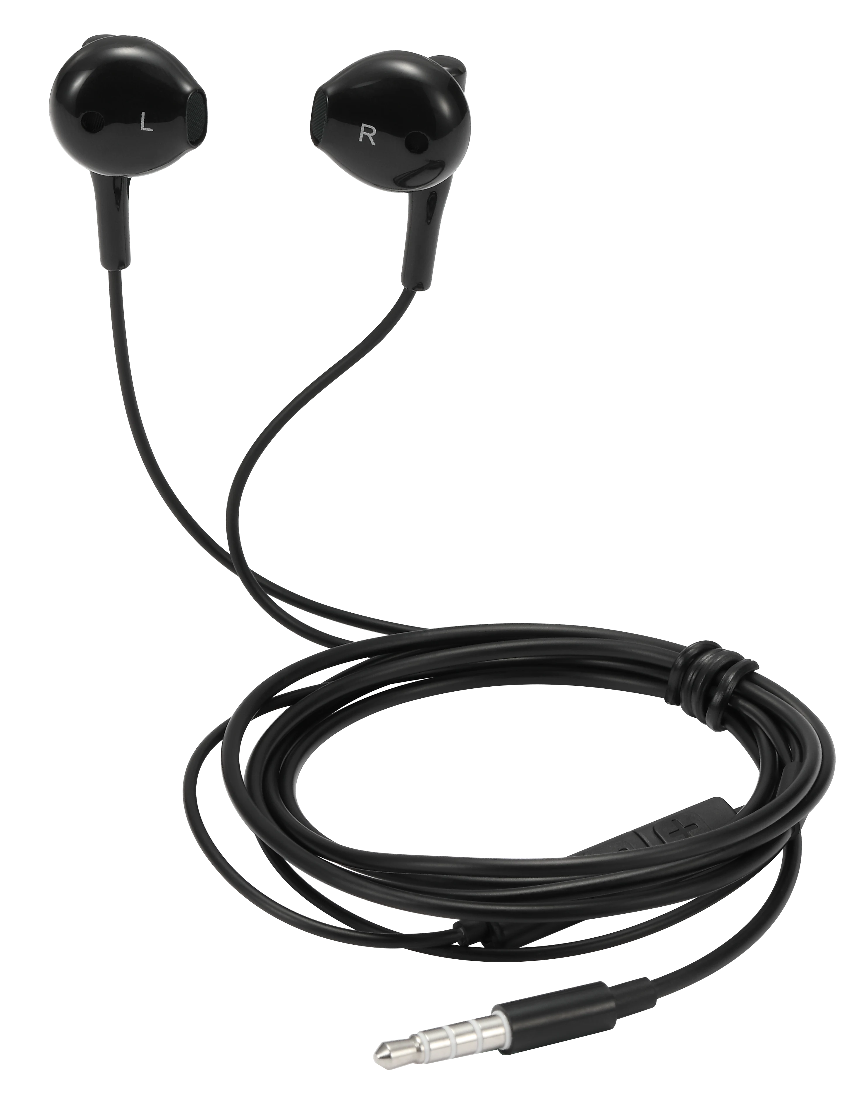 Semi-in-ear earphones 3.5mm Black