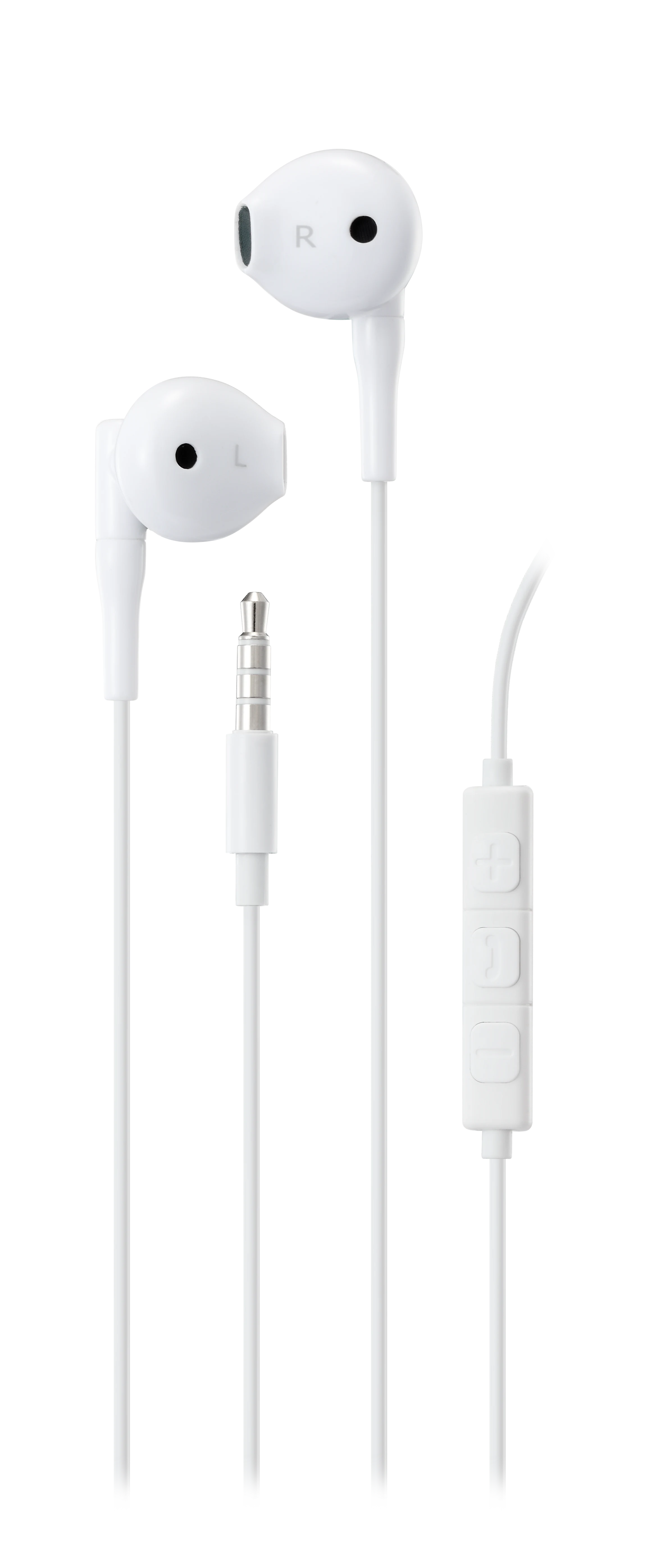 Semi-in-ear earphones 3.5mm White