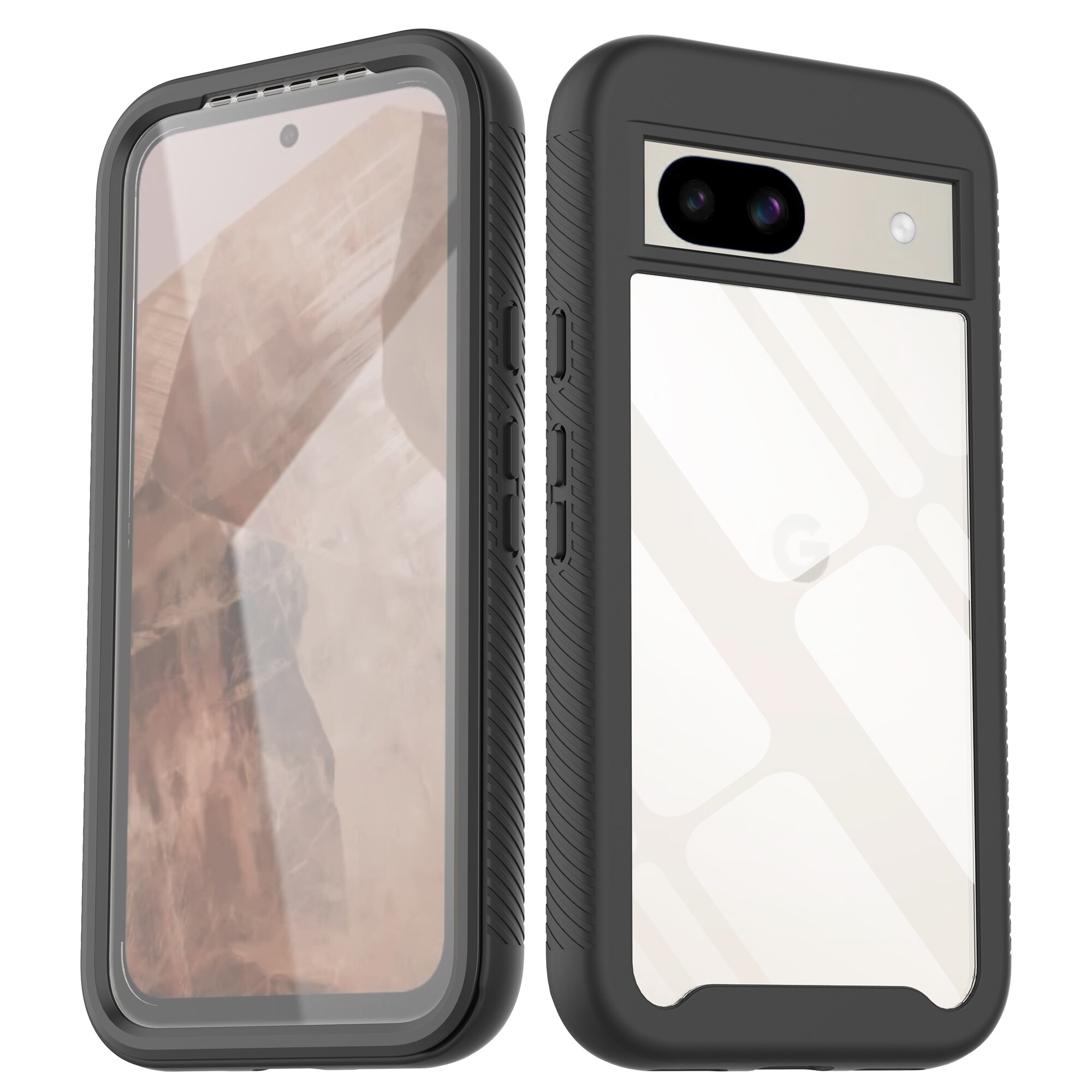 Google Pixel 8a Full Protection Case Black