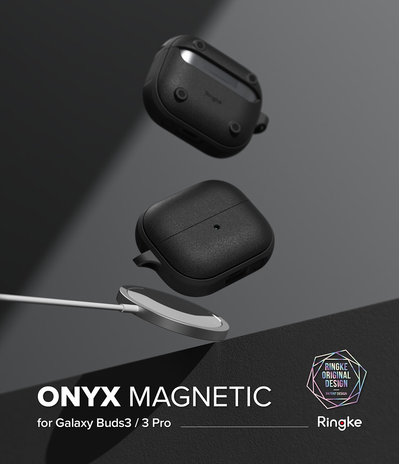 Samsung Galaxy Buds 3 Pro Onyx Magnetic Case Black