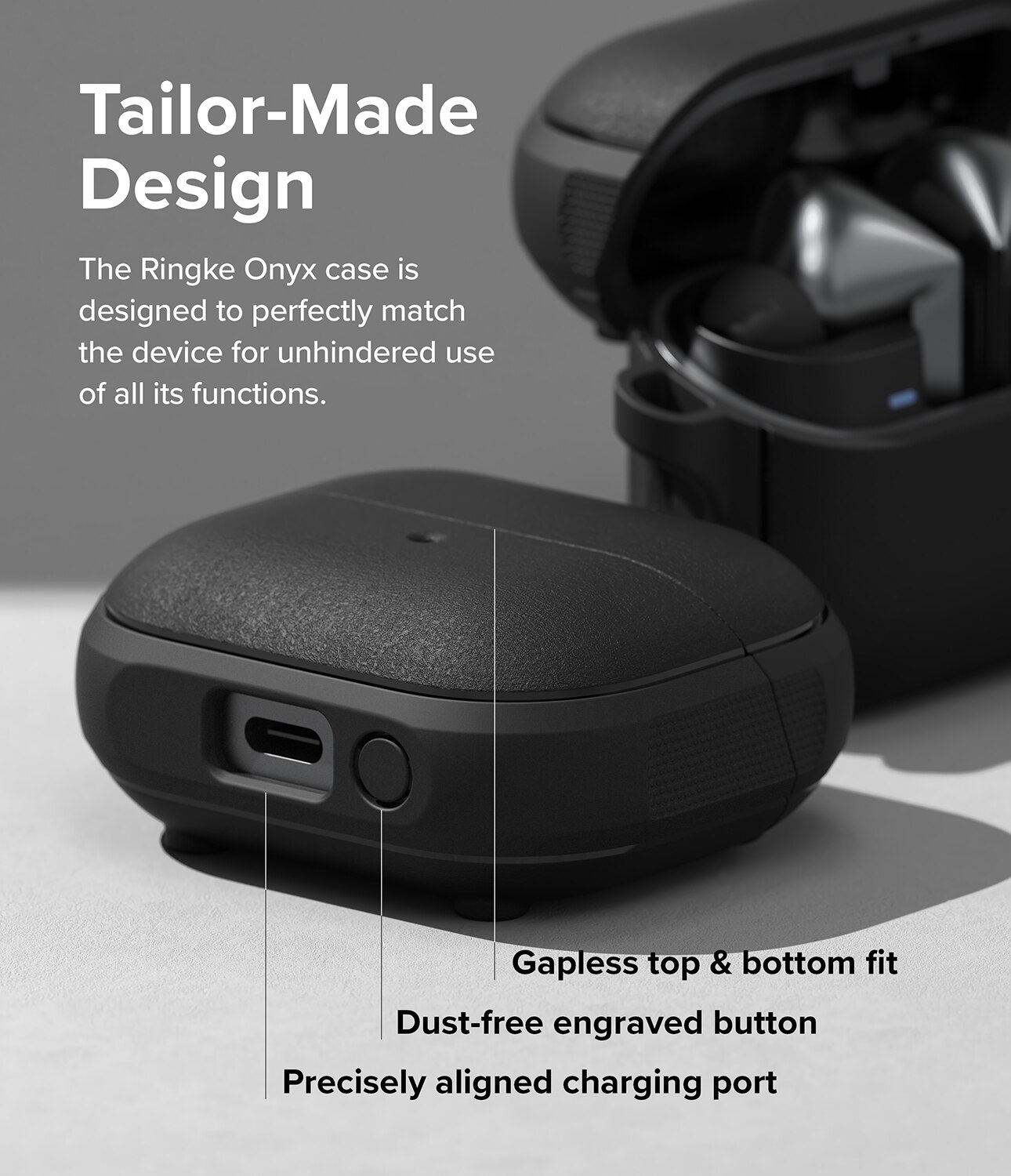 Samsung Galaxy Buds 3 Pro Onyx Magnetic Case Black