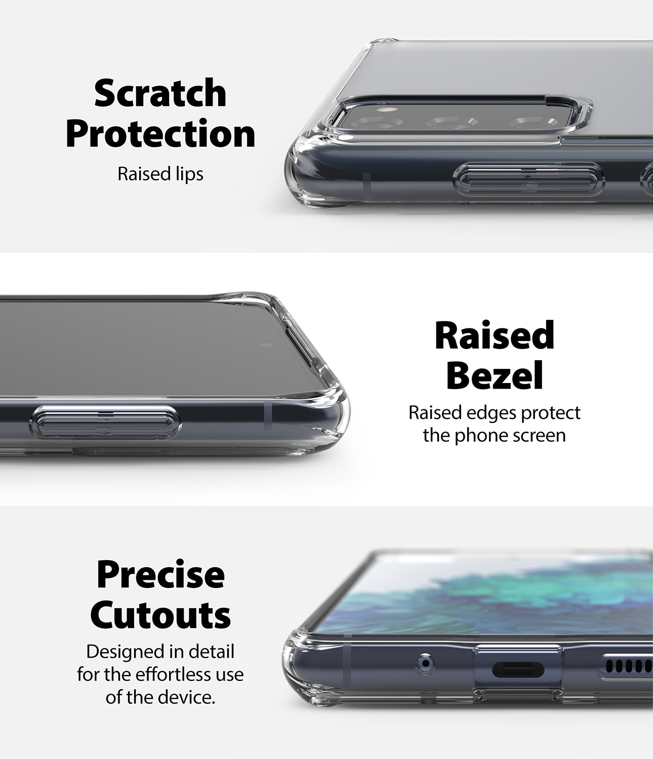 Samsung Galaxy S20 FE Fusion Case Transparent