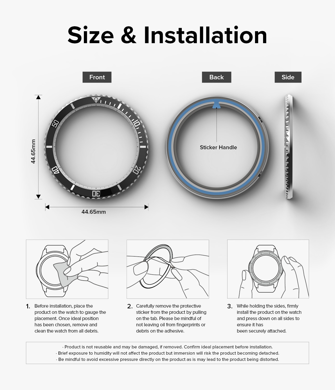 Samsung gear s3 cleaning bezel hot sale