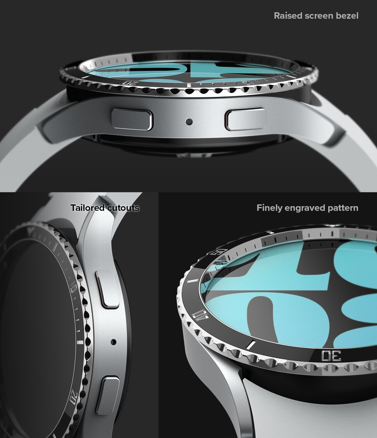 Samsung Galaxy Watch 6 40mm Bezel Styling Fluted