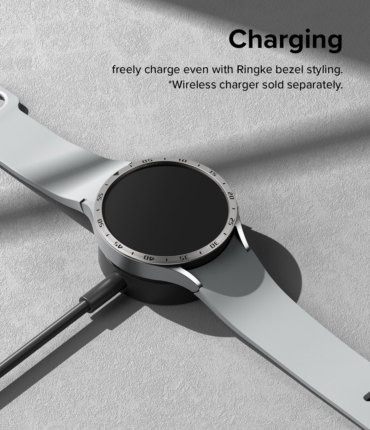 Samsung Galaxy Watch 6 44mm Bezel Styling Silver