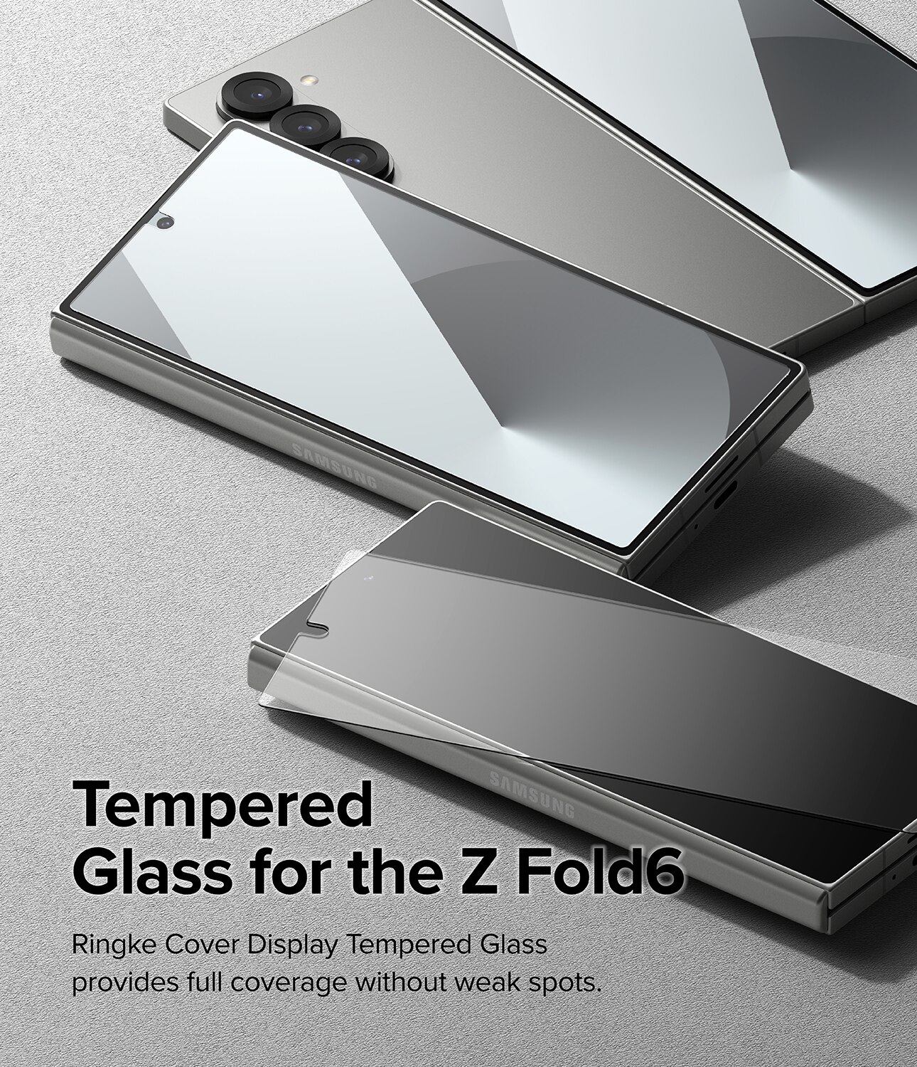 Samsung Galaxy Z Fold 6 Cover Display Tempered Glass (2-pack)