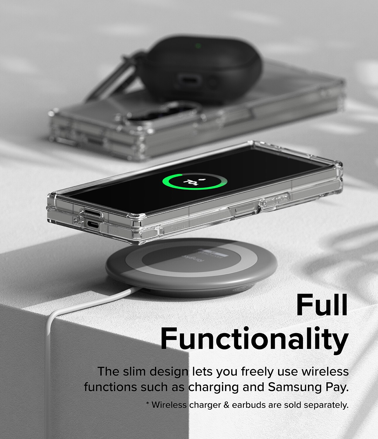 Samsung Galaxy Z Fold 6 Fusion Case Clear