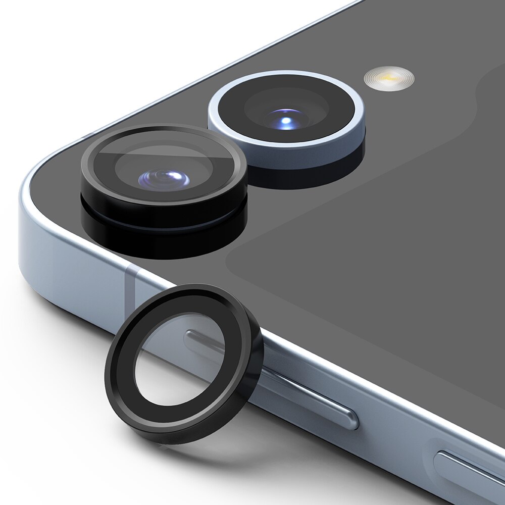 Samsung Galaxy Z Flip 6 Camera Lens Frame Glass (2-pack) Black