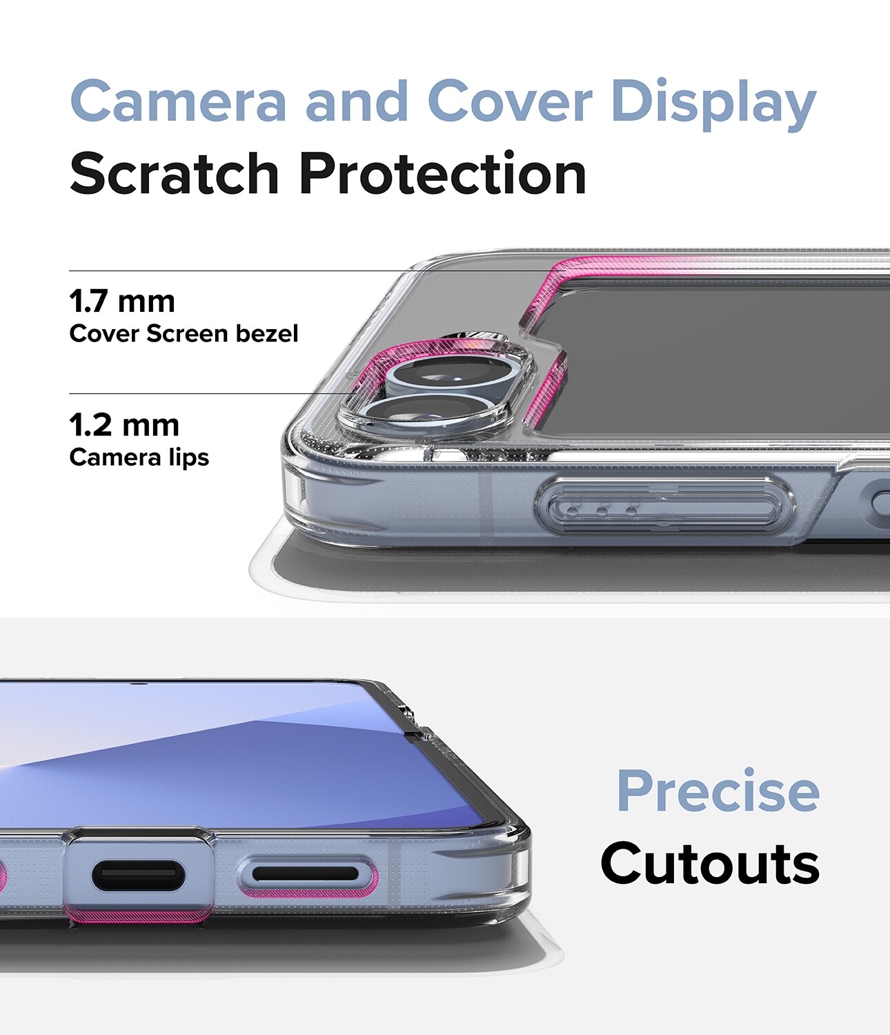 Samsung Galaxy Z Flip 6 Fusion Case Clear