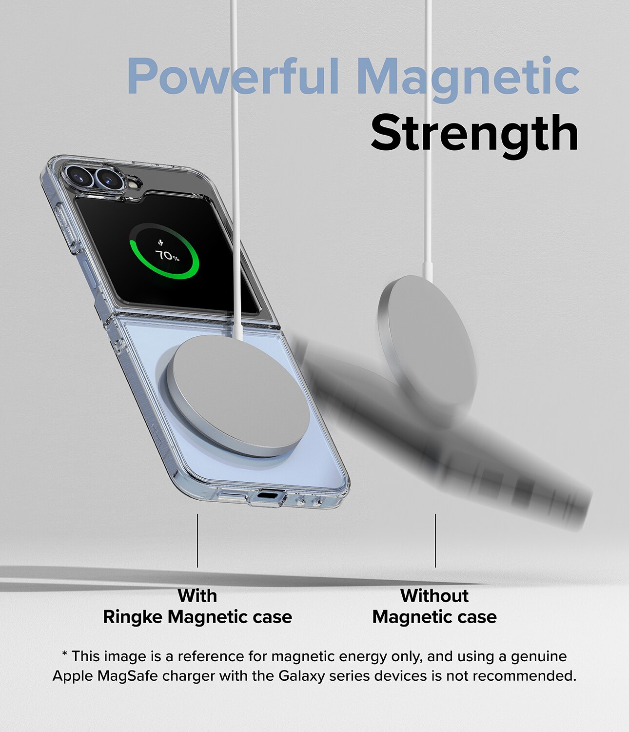 Samsung Galaxy Z Flip 6 Fusion Magnetic Case Transparent