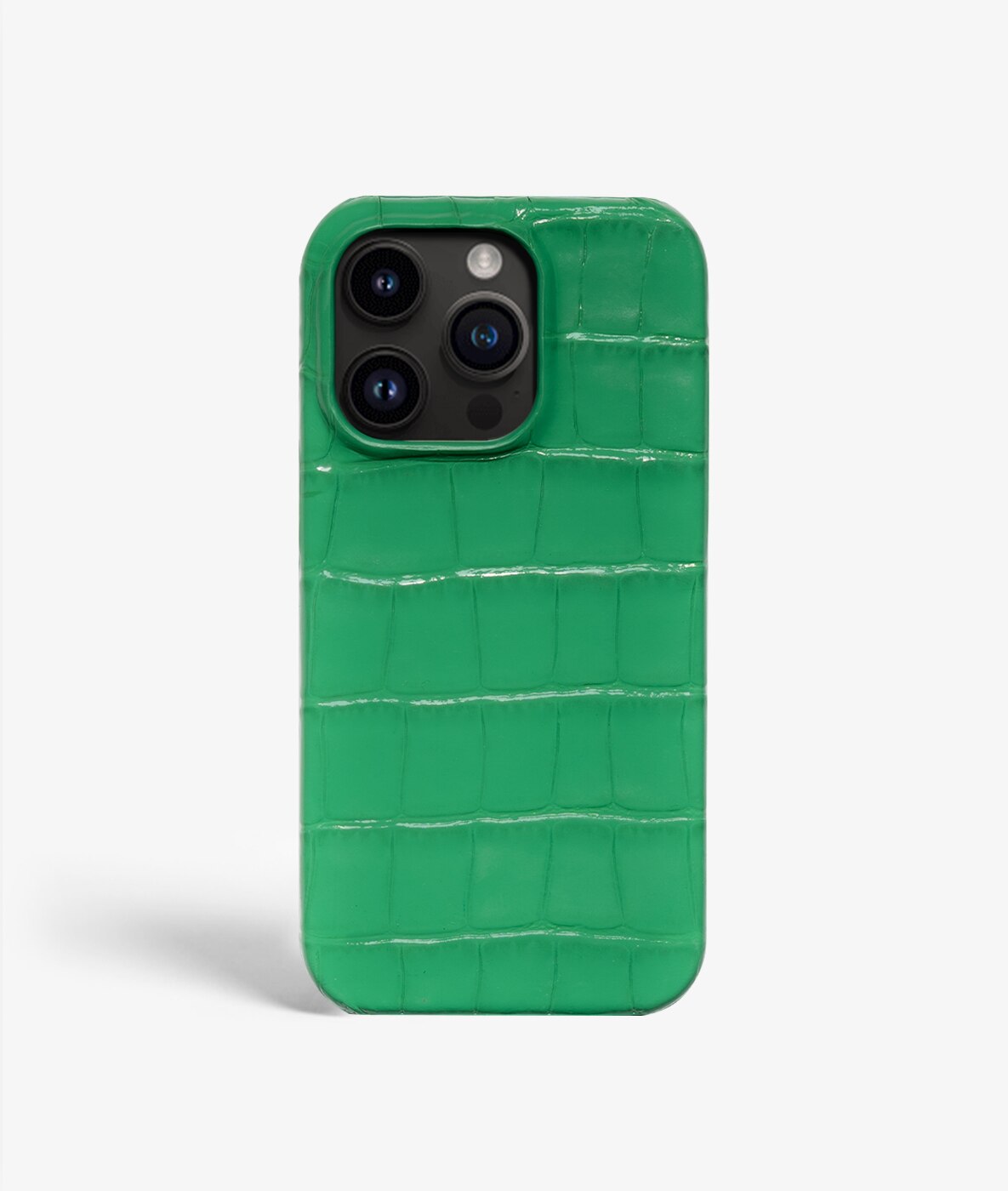 iPhone 14 Pro Case Croco Green