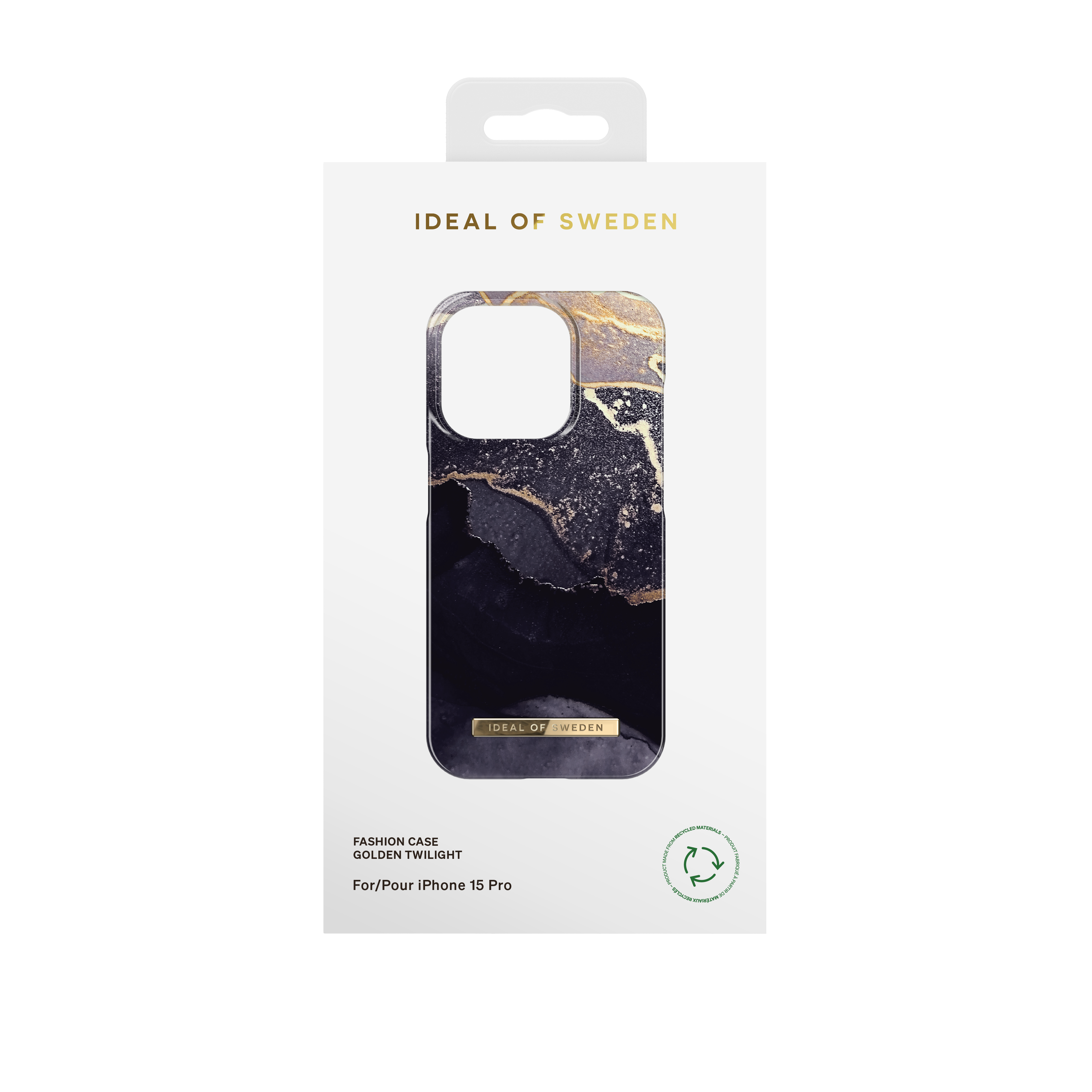 Fashion Case iPhone 12 Pro Max Golden Twilight Marble