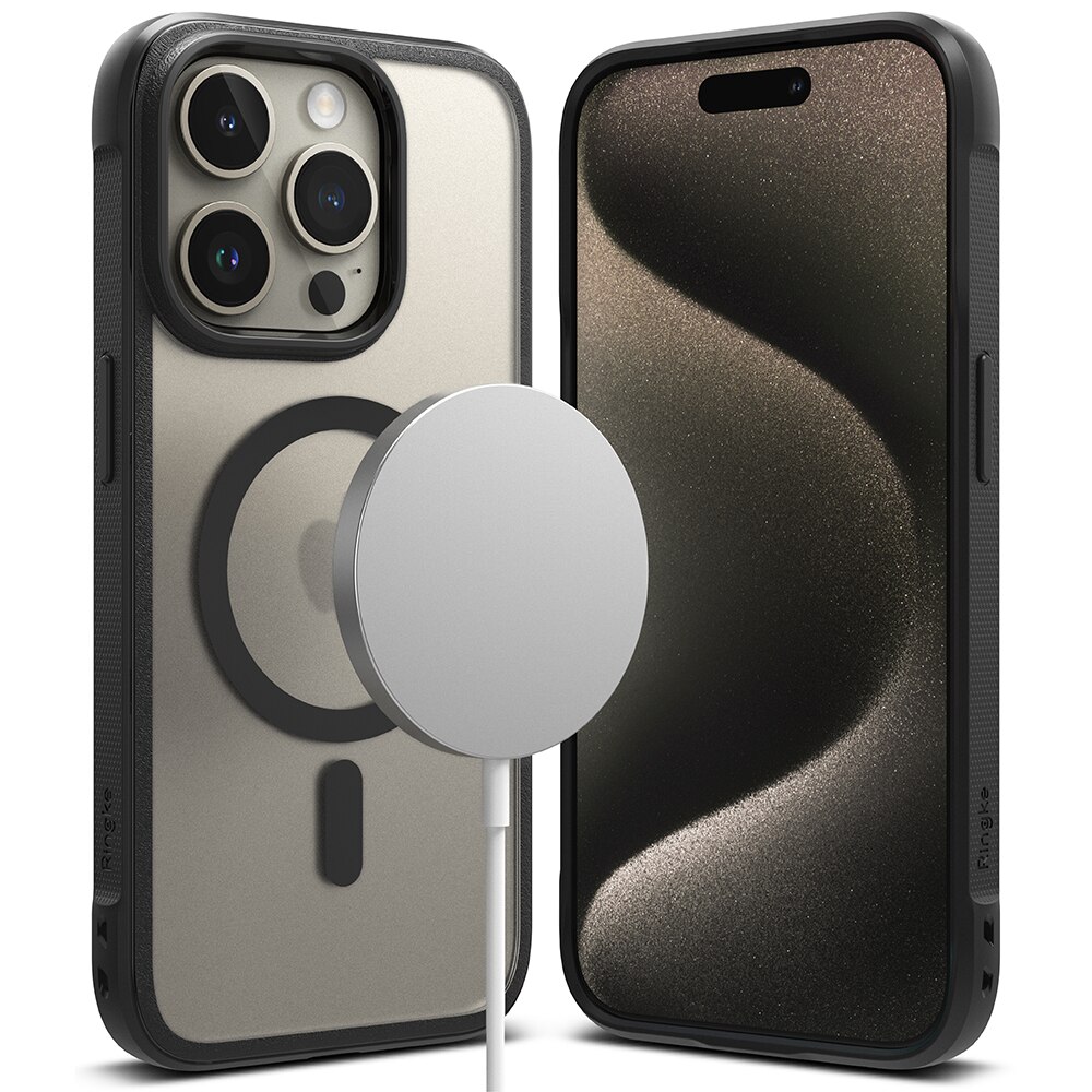 Ringke iPhone 15 Pro Max Fusion Bold Magnetic MagSafe Case Matte Black
