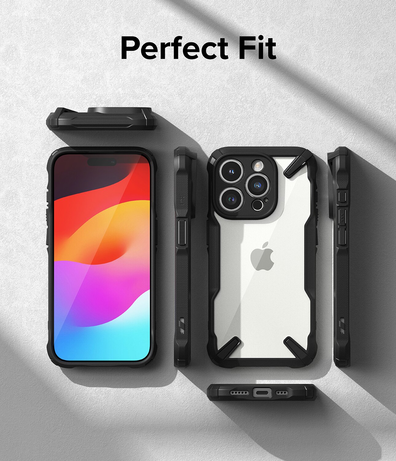 iPhone 15 Pro Fusion X Case Black