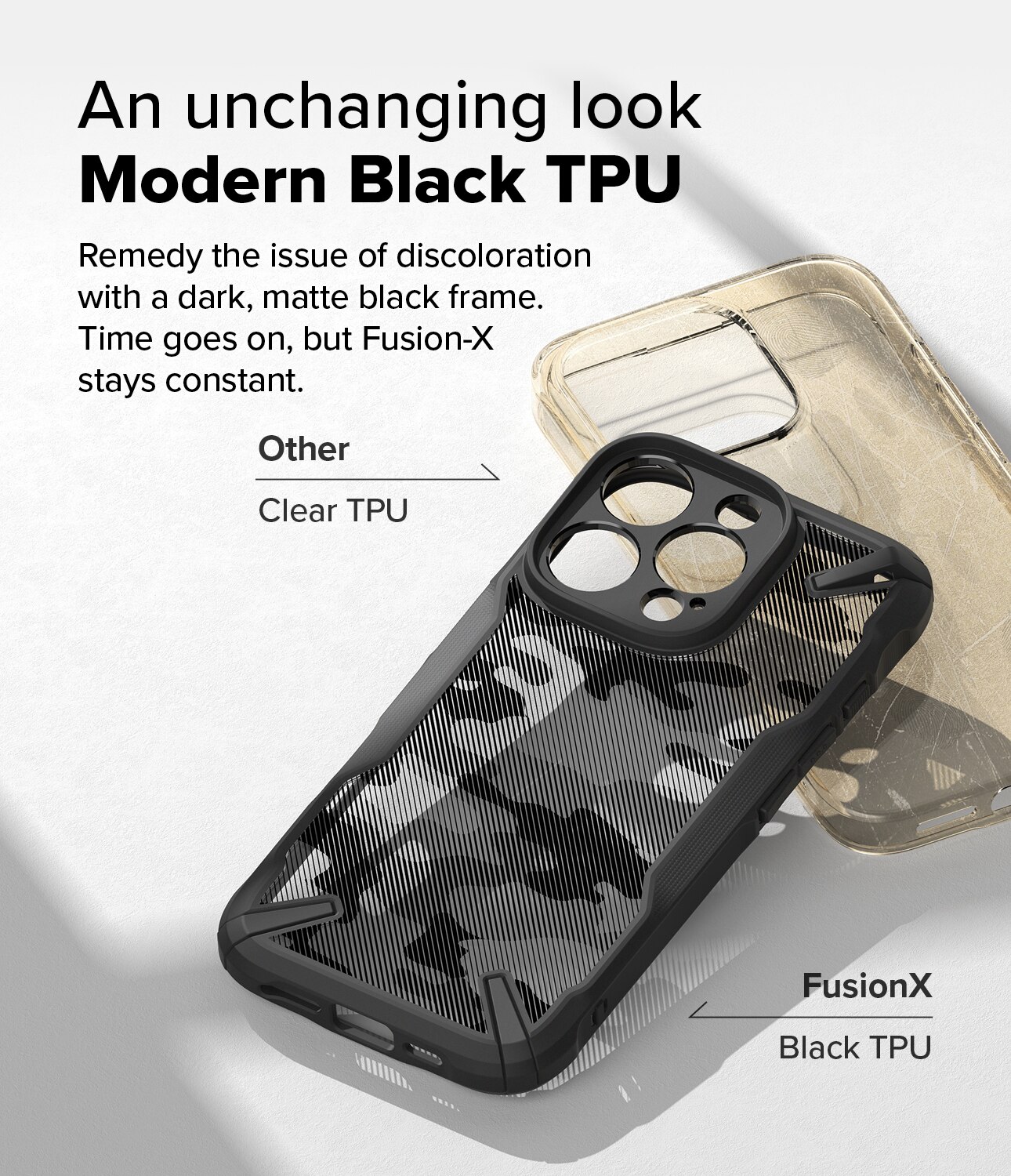 iPhone 16 Pro Max Fusion X Case Camo Black