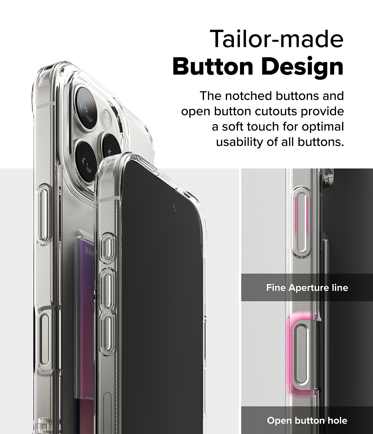 iPhone 16 Pro Max Fusion Card Case Transparent