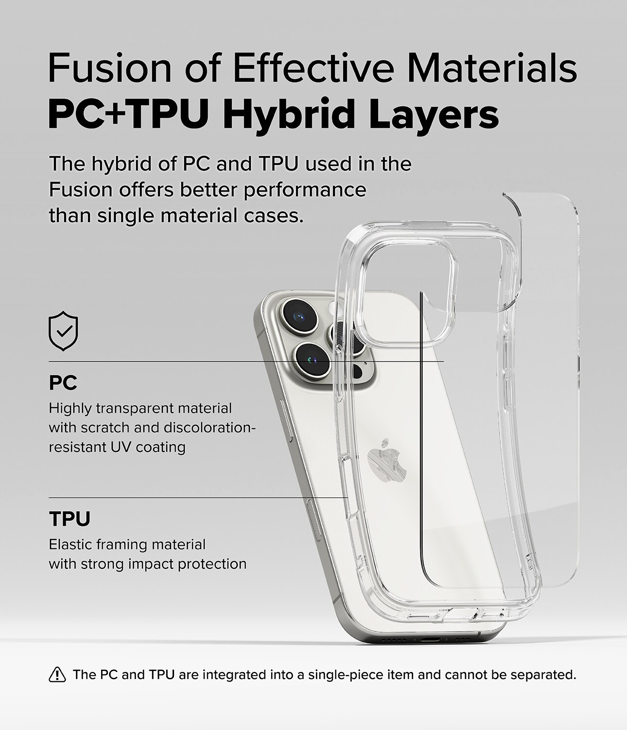 iPhone 16 Pro Max Fusion Case Clear